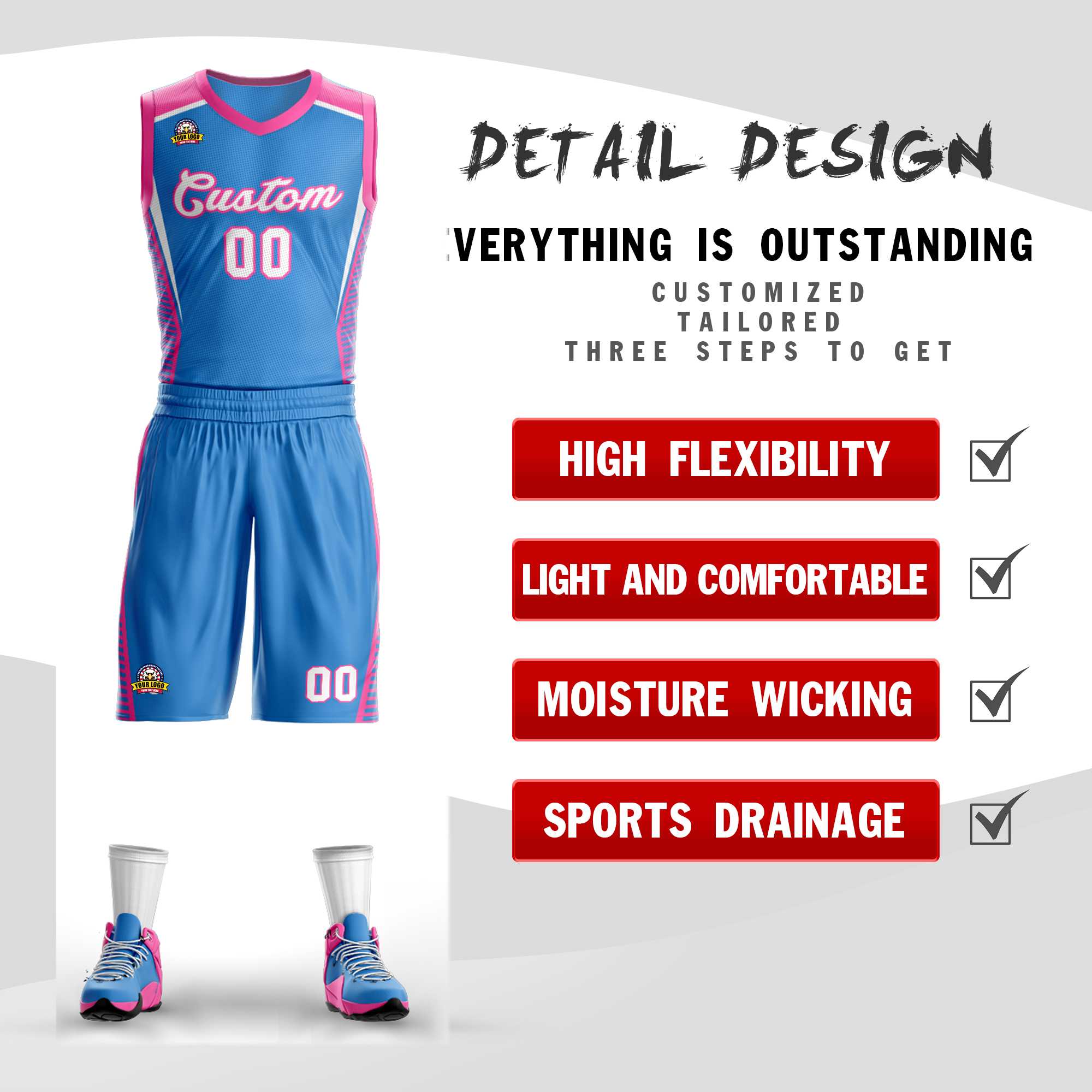 Custom Classic Sets Mesh-Basketballtrikot Custom Classic Sets Mesh-Basketballtrikot