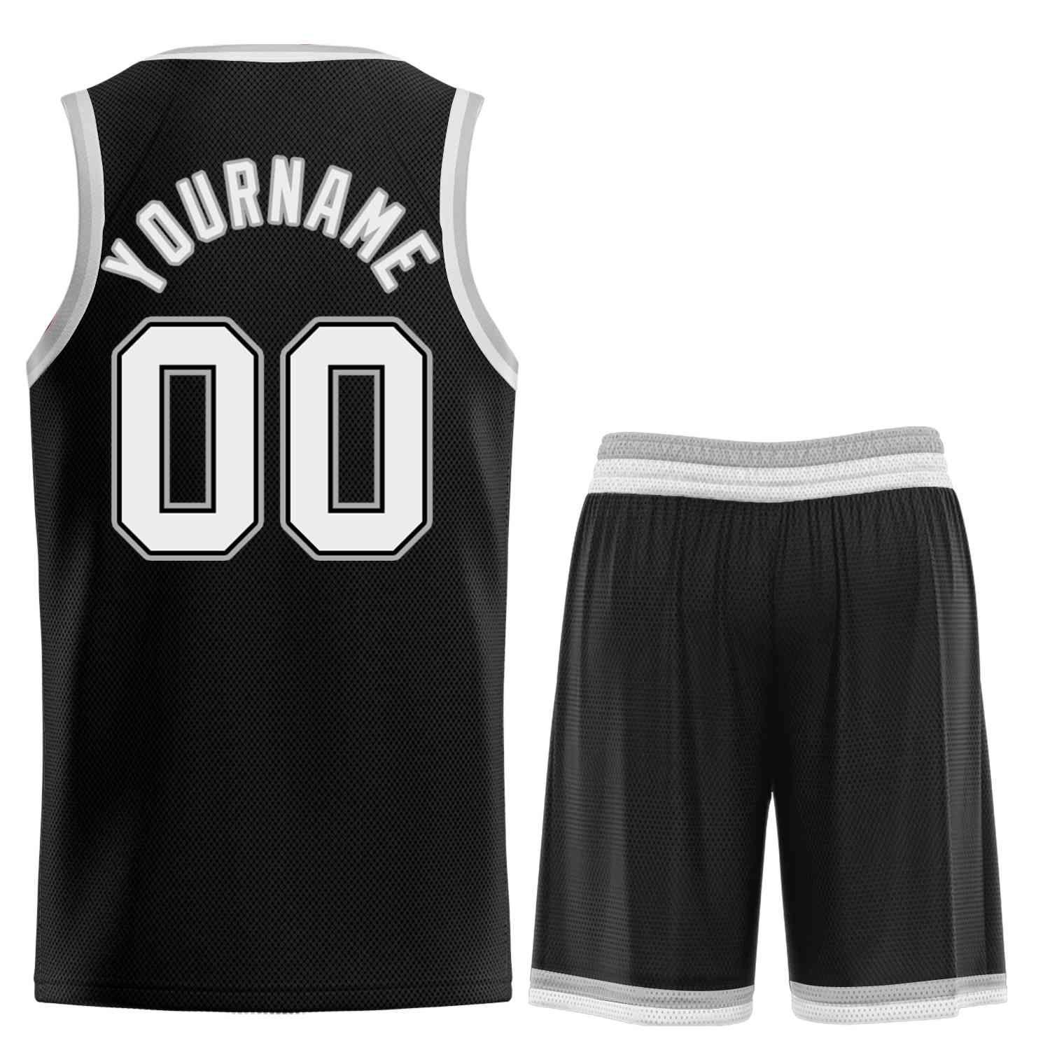 Custom Classic Sets gebogenes Basketballtrikot