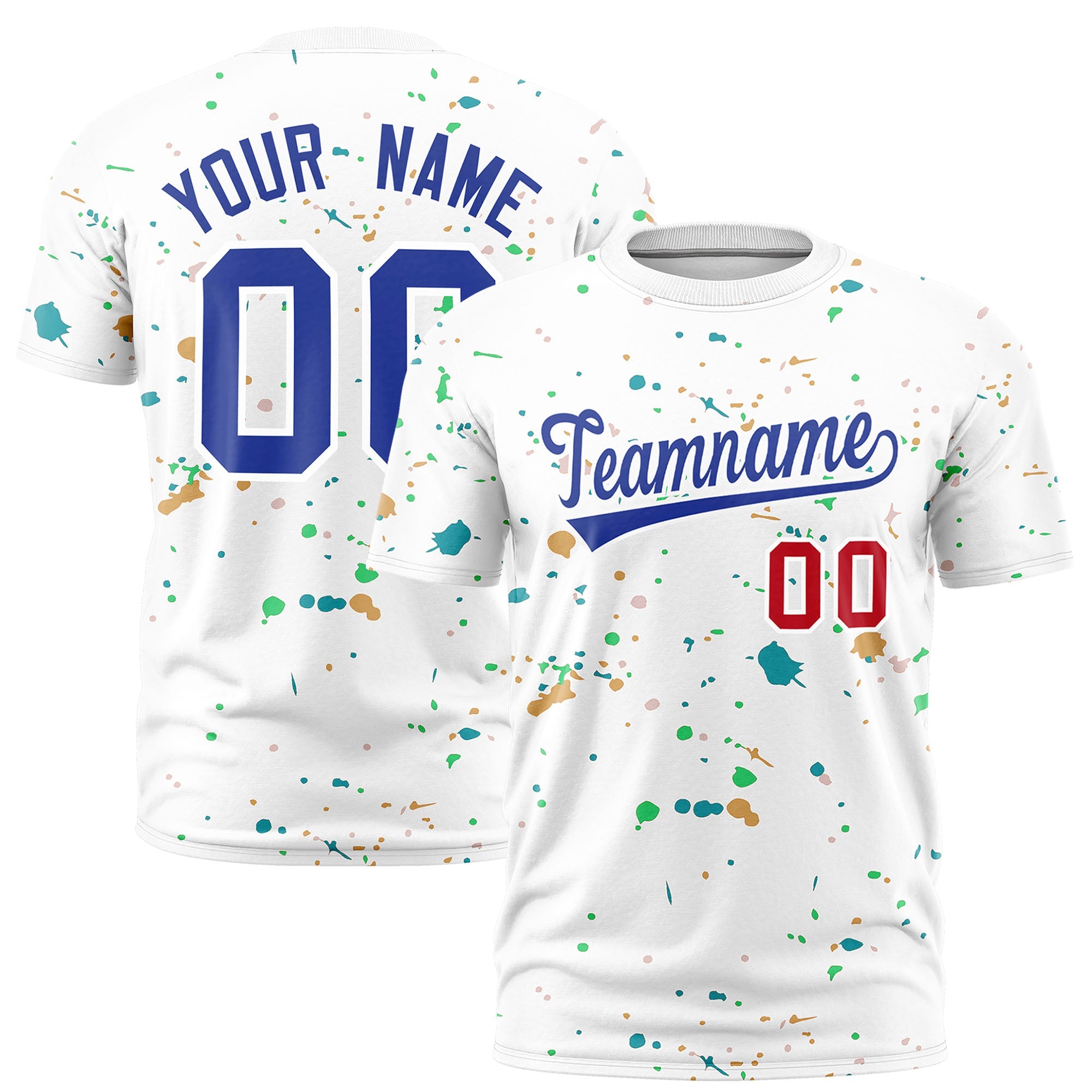 Benutzerdefiniertes Spray Painting Graffiti-Muster-Personalisierungs-T-Shirt
