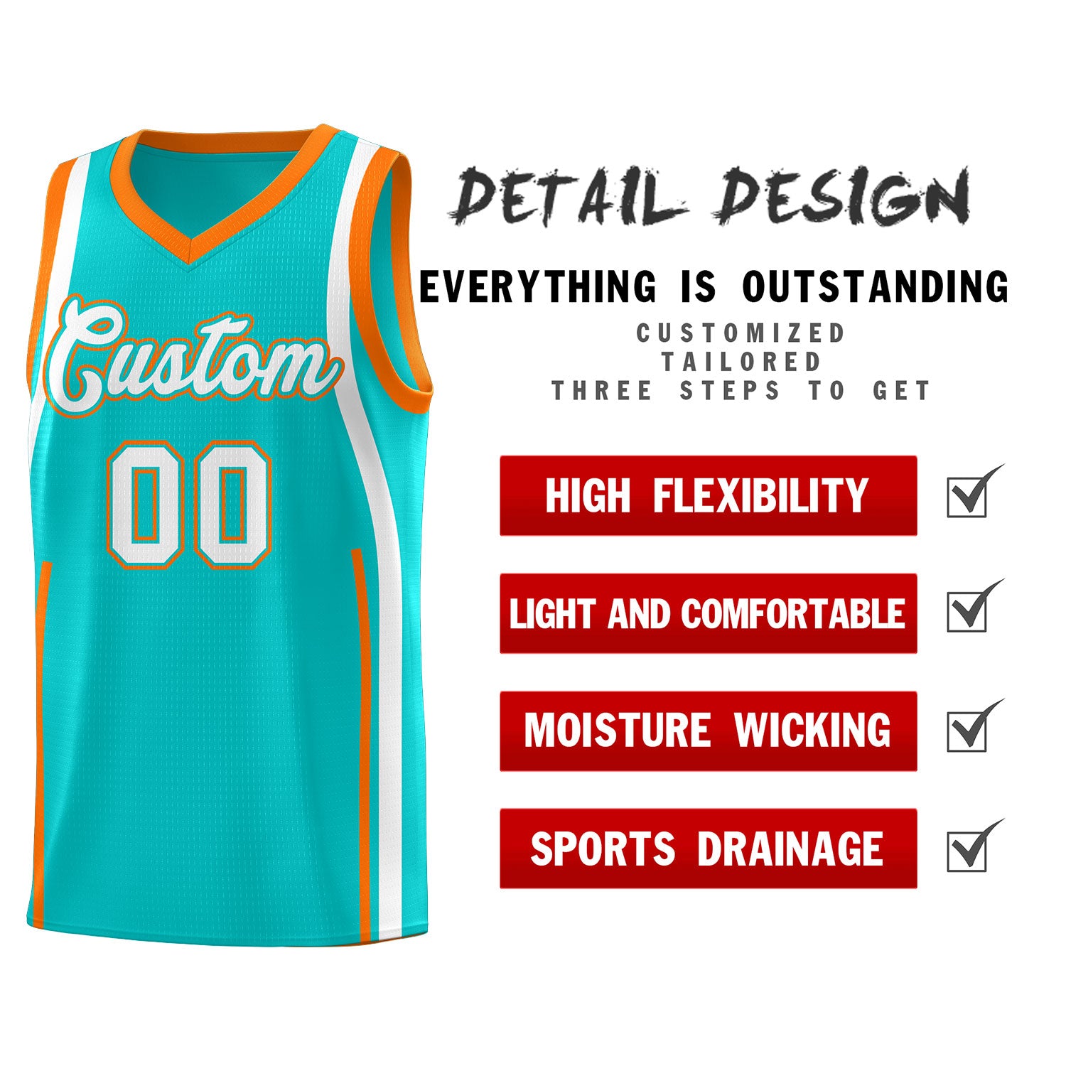 Benutzerdefinierte Basketball-Kits mit Bandmuster