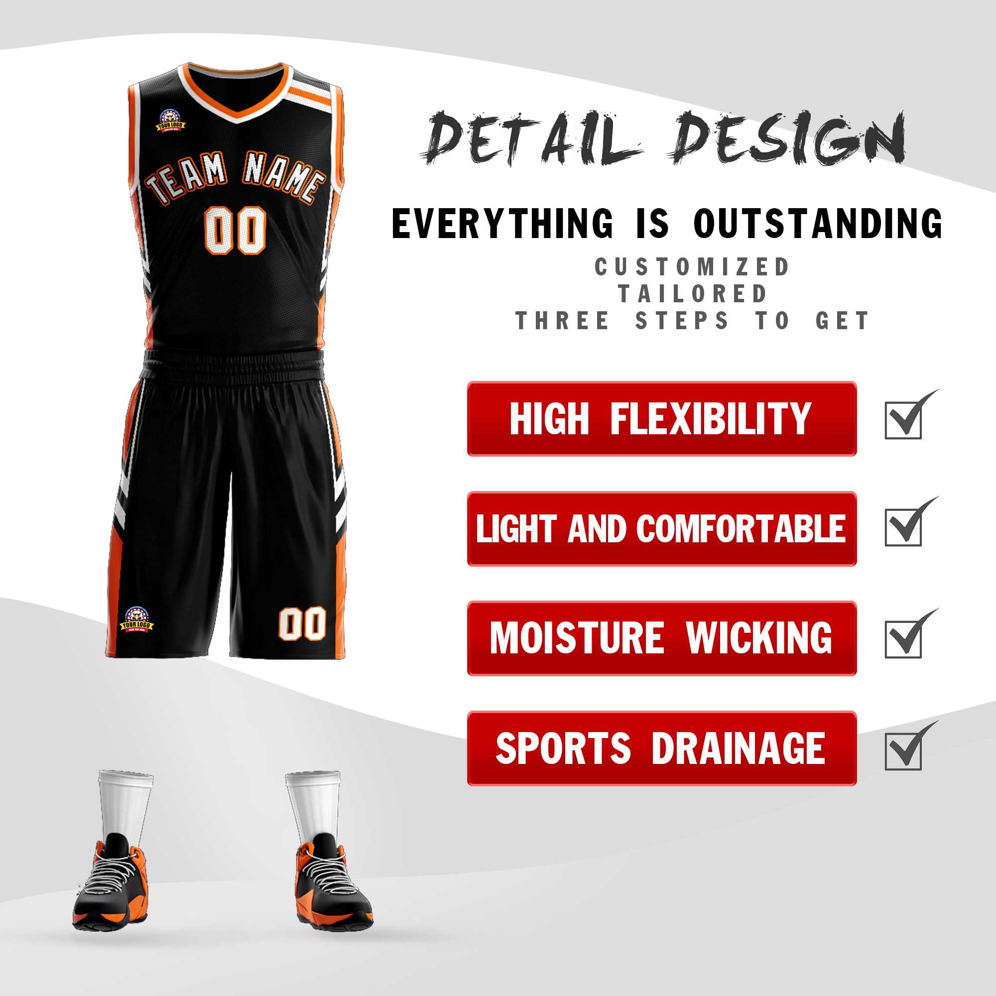 Custom Classic Sets Mesh-Basketballtrikot Custom Classic Sets Mesh-Basketballtrikot
