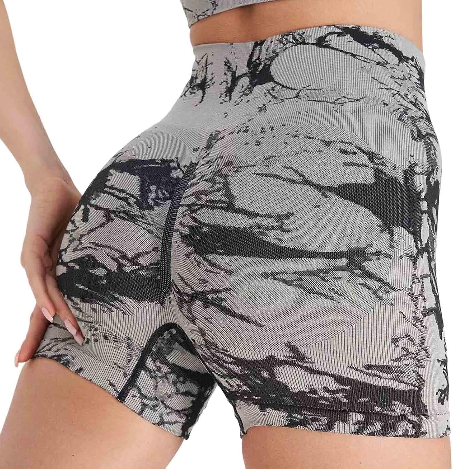 Women's Biker High Waisted Shorts Seamless Workout Leggings Short Gym Running Sports Activities