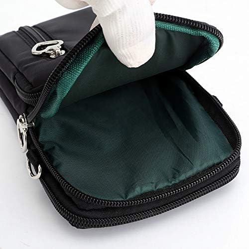 Women's Nylon Crossbody Phone Bag with Heart Zipper Women's Nylon Crossbody Phone Bag with Heart Zipper