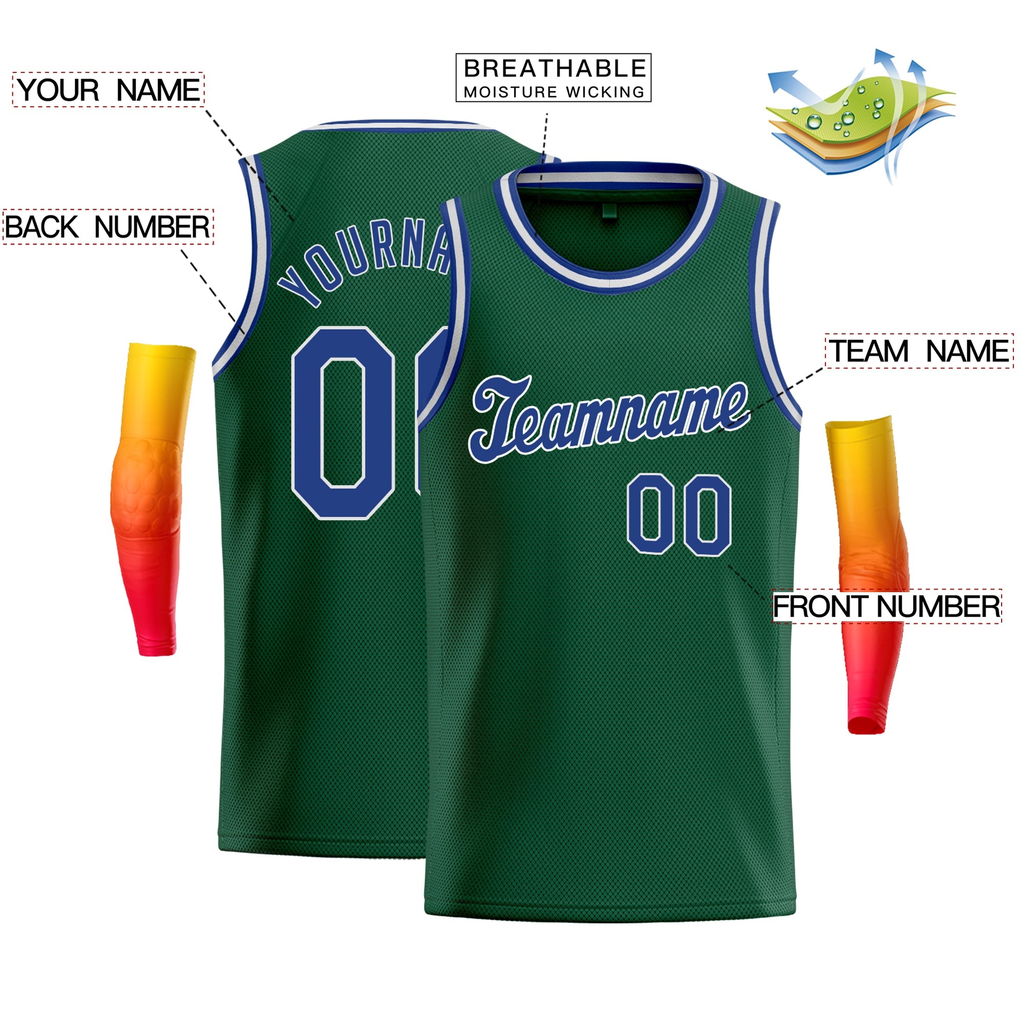 Benutzerdefinierte klassische Tops Fashion Sportwear Basketball-Trikot
