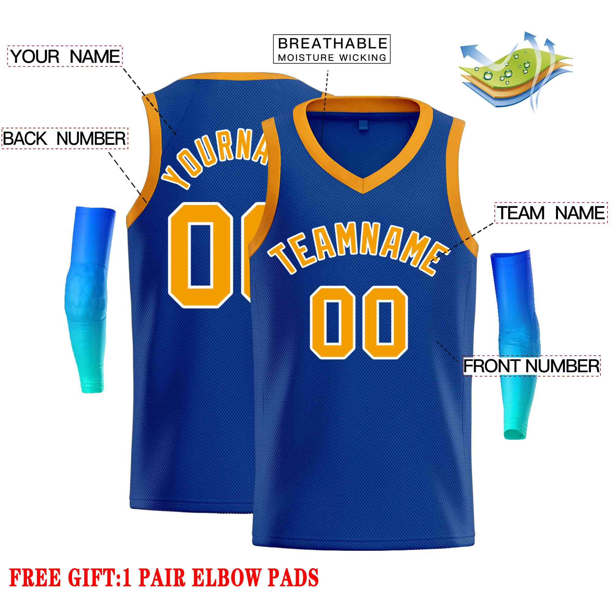 Custom Classic Tops Herren-Freizeit-Basketballtrikot