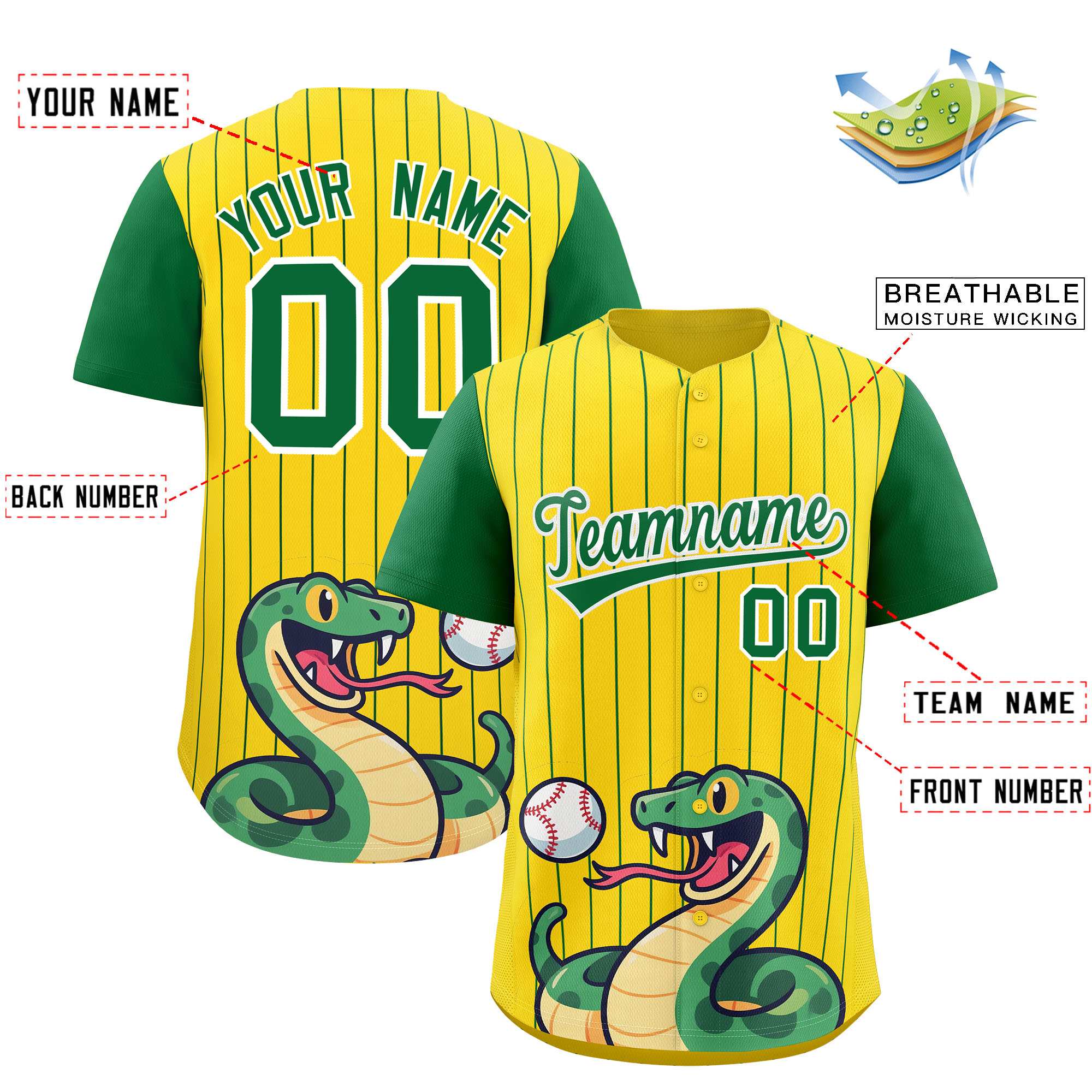 Authentisches Baseball-Trikot mit individuellem Streifen-Tiere-Graffiti-Muster, Raglanärmeln Authentisches Baseball-Trikot mit individuellem Streifen-Tiere-Graffiti-Muster, Raglanärmeln