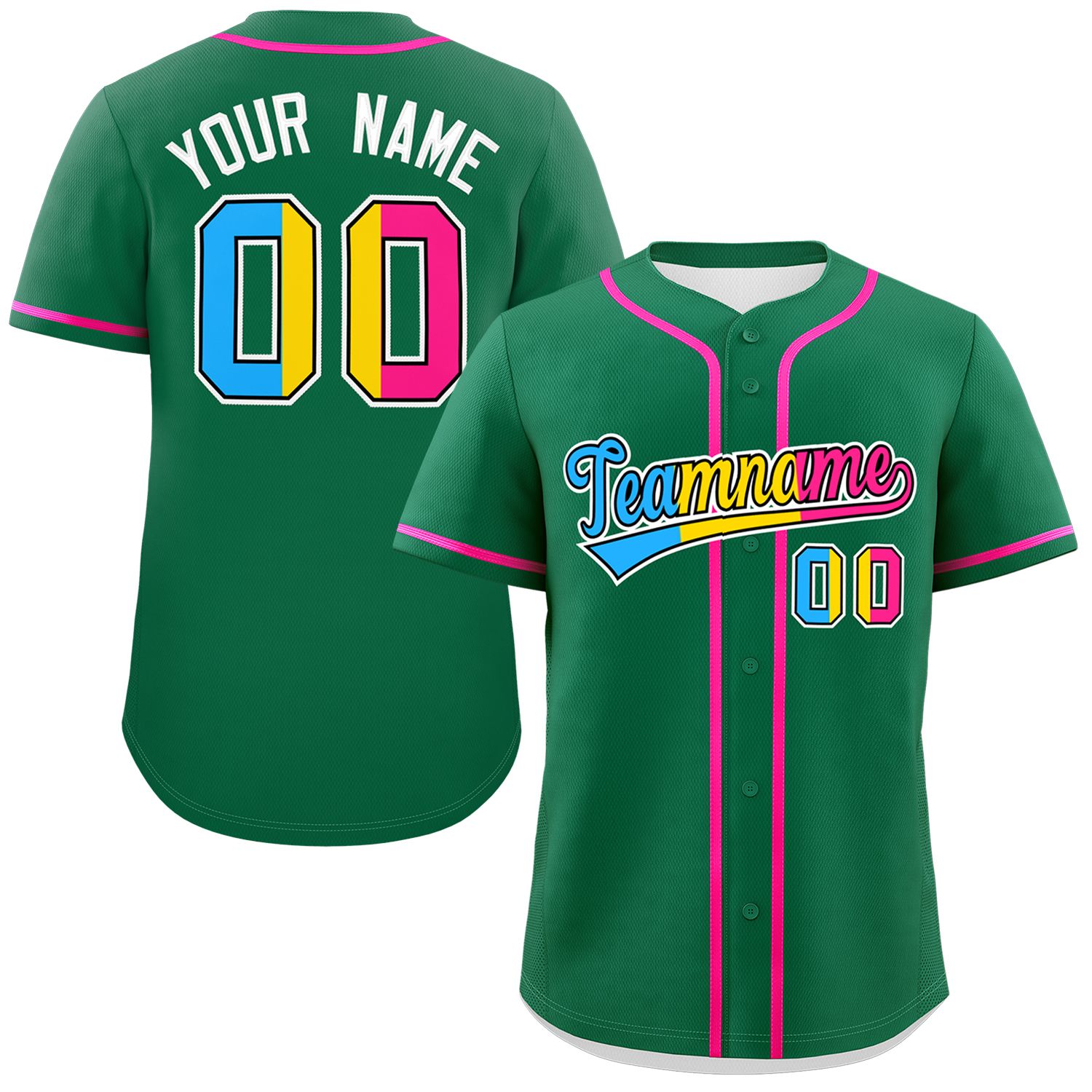 Benutzerdefiniertes Pansexuality For Pride Month Authentisches Baseball-Trikot im klassischen Stil