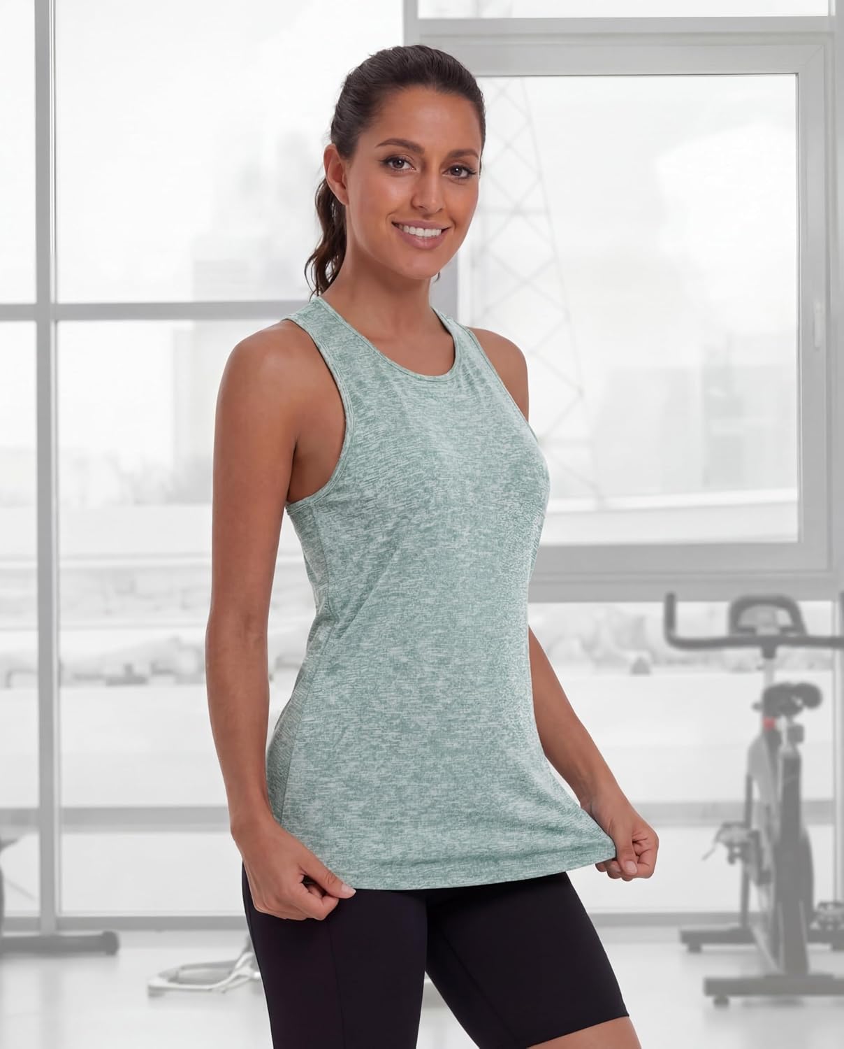 Women's Racerback Workout Tank 5 Pack Moisture Wicking