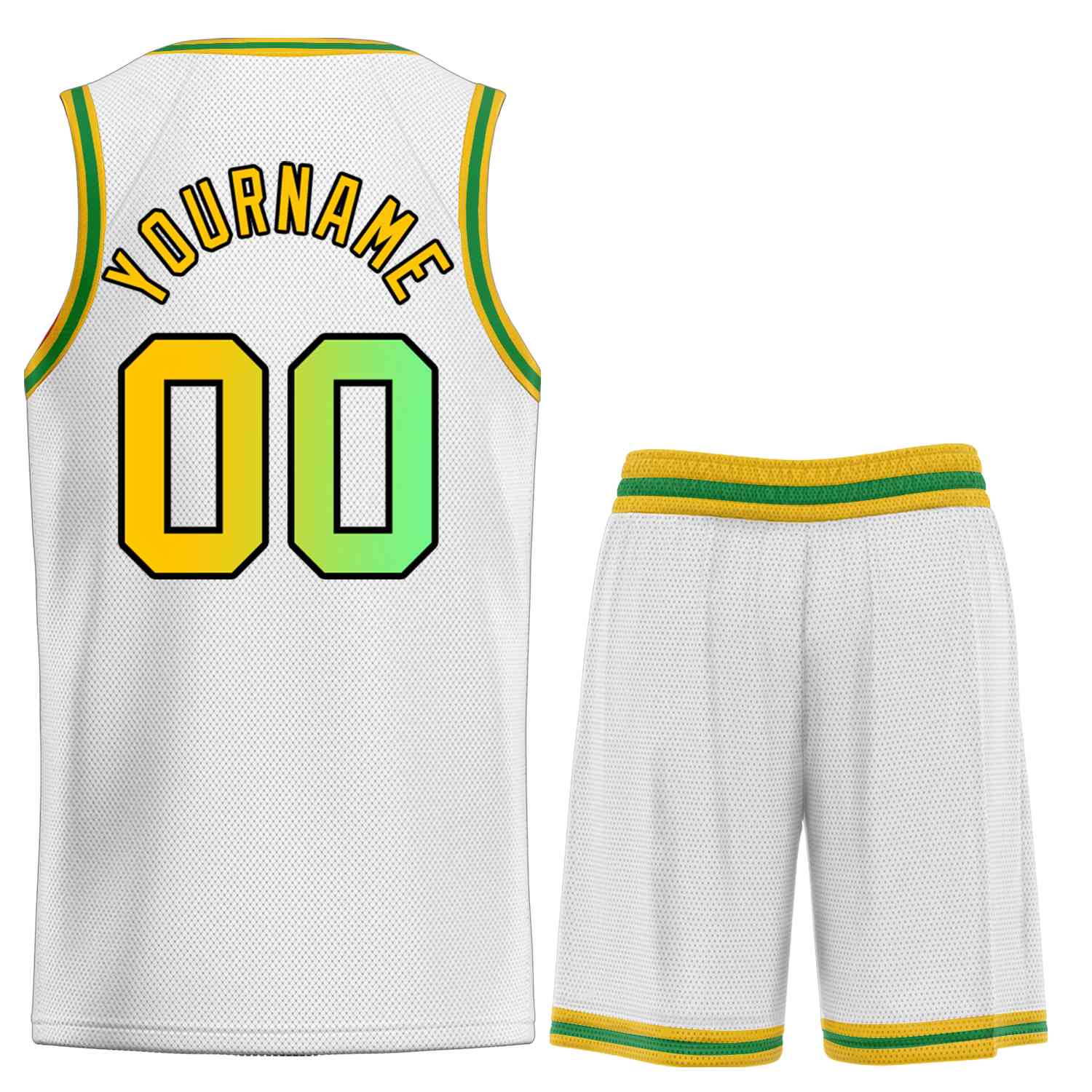 Custom Classic Sets gebogenes Basketballtrikot