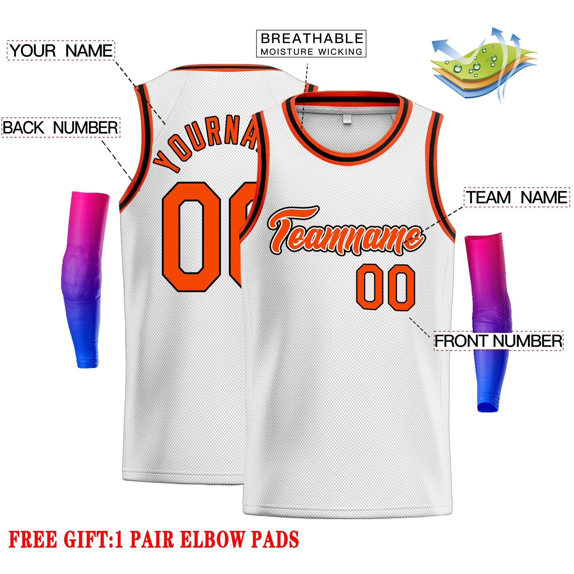 Custom Classic Tops Herren-Freizeit-Basketballtrikot