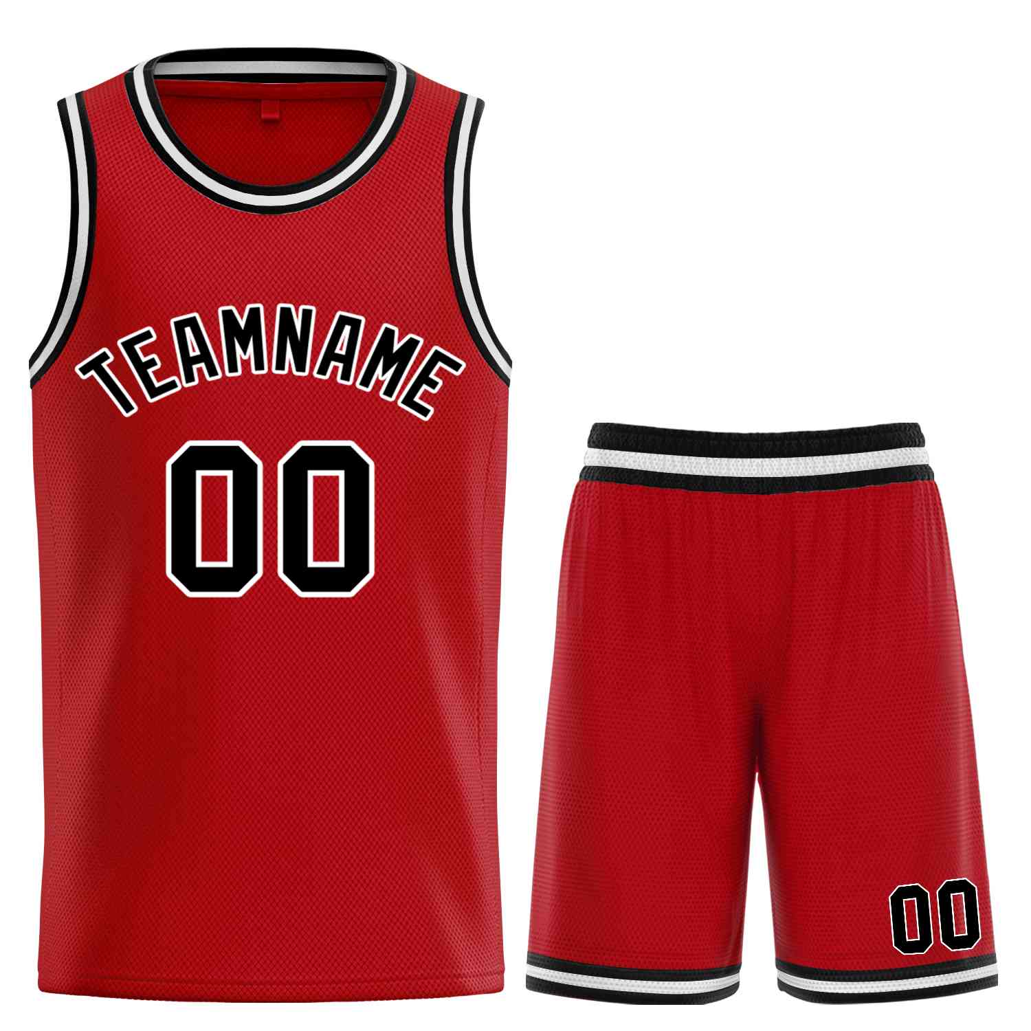 Custom Classic Sets gebogenes Basketballtrikot