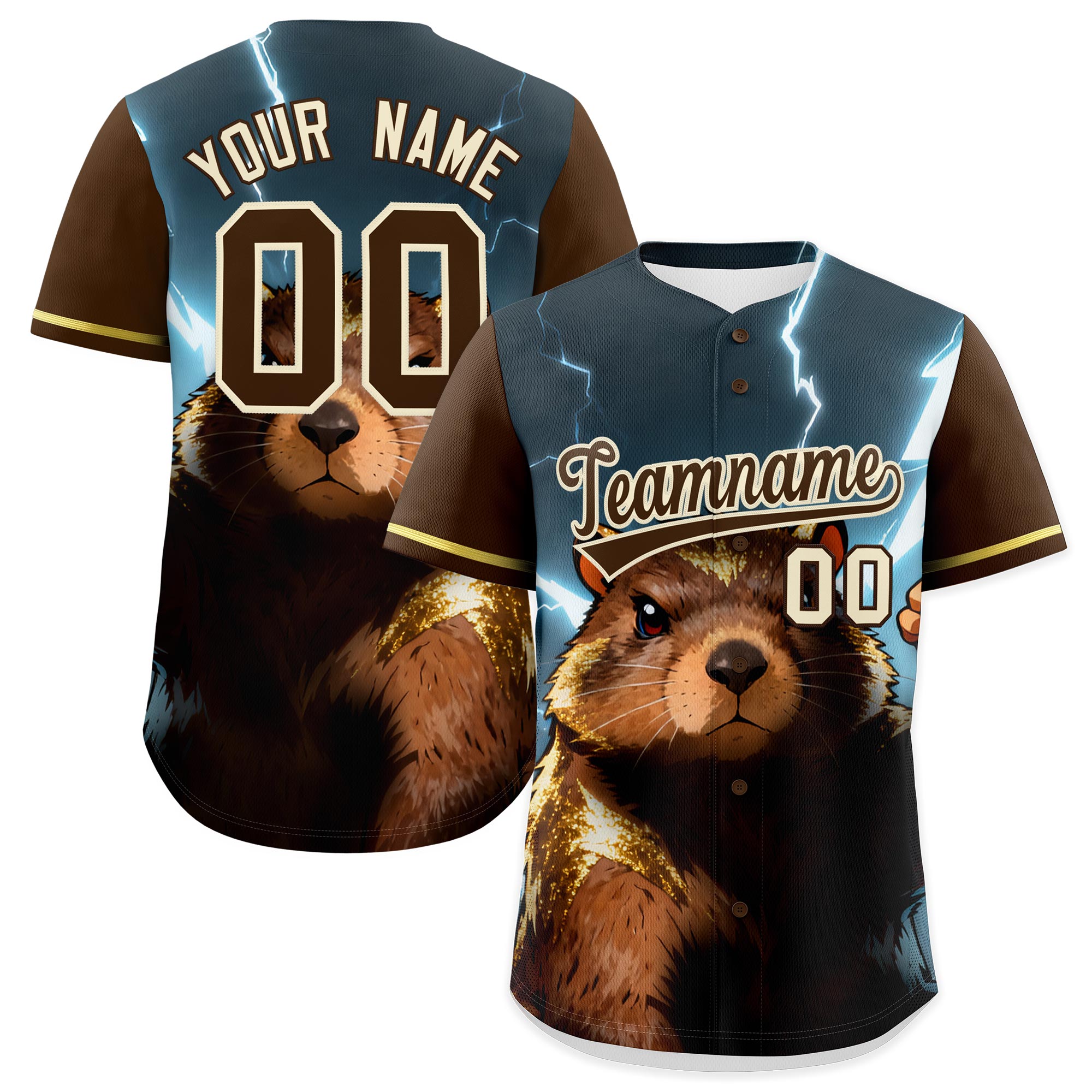 Benutzerdefinierte Tierserien-Personalisierung Graffiti-Muster-Baseball-Trikot Benutzerdefinierte Tierserien-Personalisierung Graffiti-Muster-Baseball-Trikot