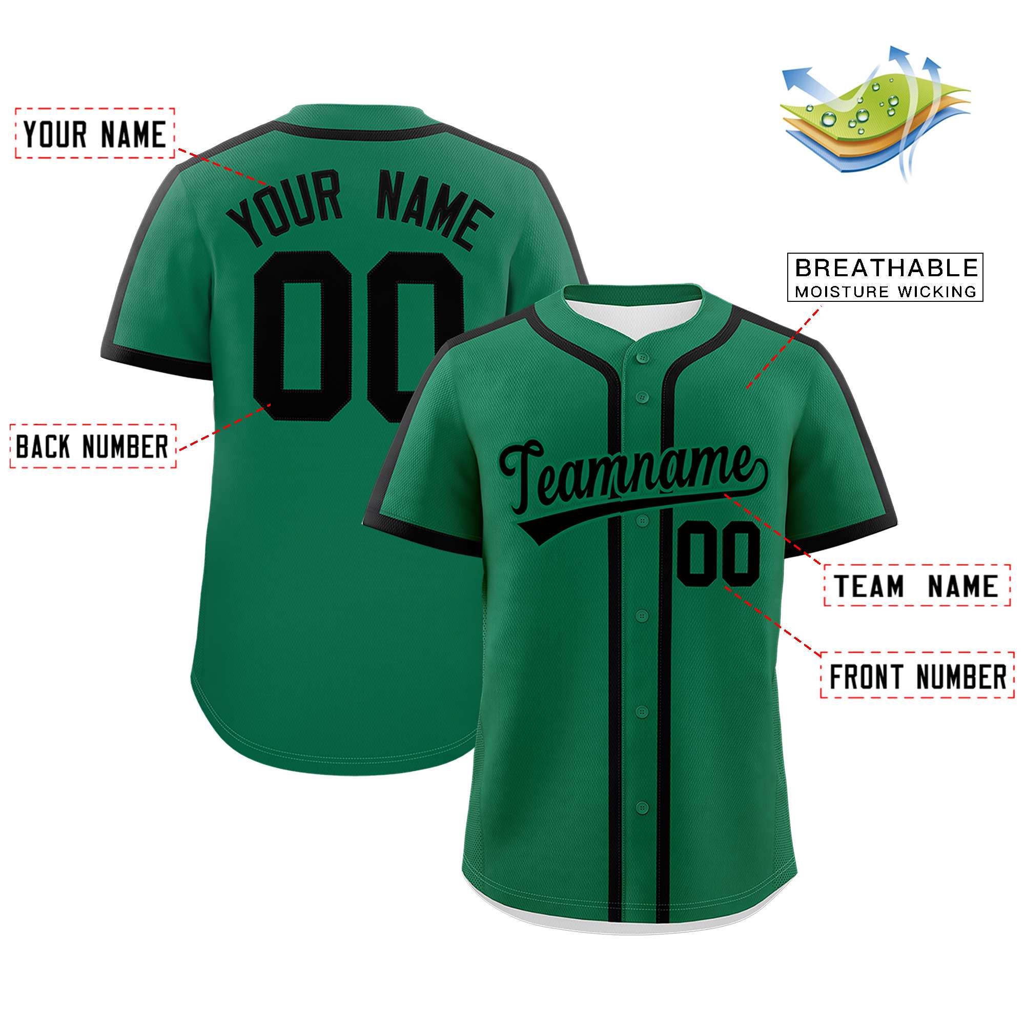 Benutzerdefinierte personalisierte klassische authentische Baseball-Trikot