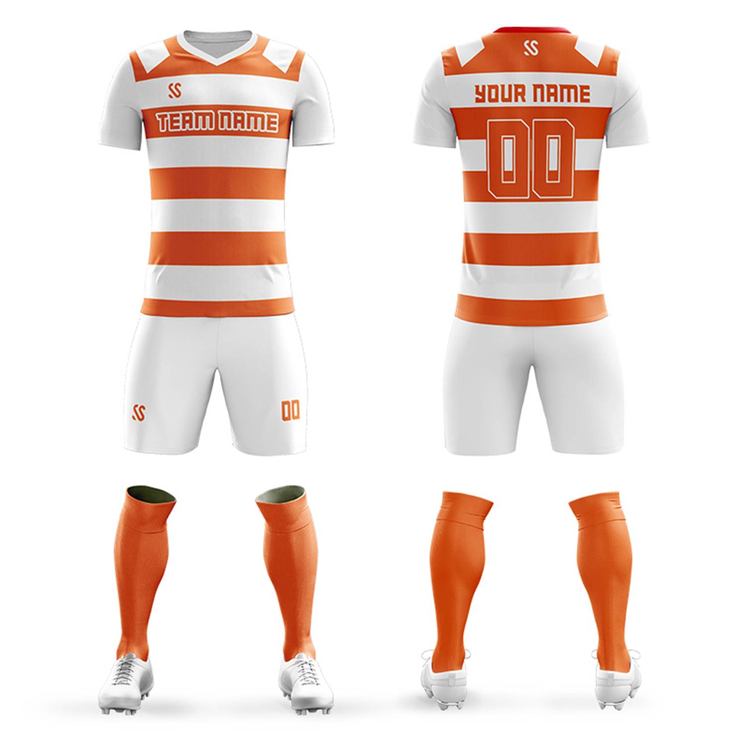 Benutzerdefinierte Freizeitdruck-Sportbekleidung-Fußball-Sets-Trikot Benutzerdefinierte Freizeitdruck-Sportbekleidung-Fußball-Sets-Trikot