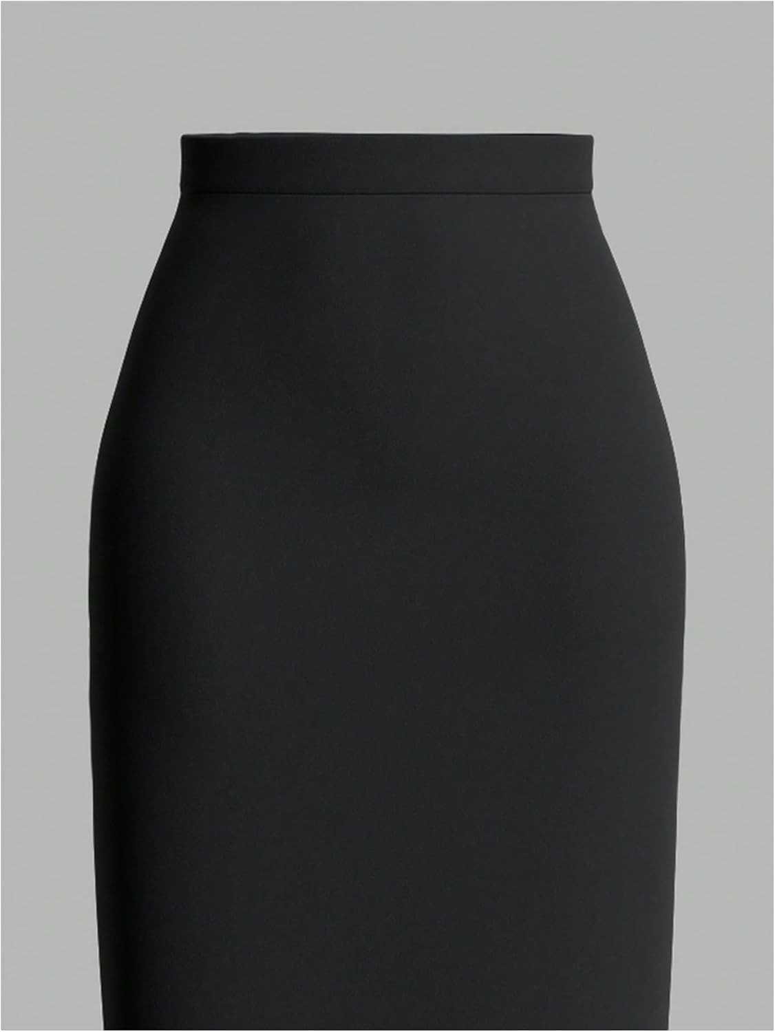 Women's High Waist Pencil Maxi Skirt Long Black