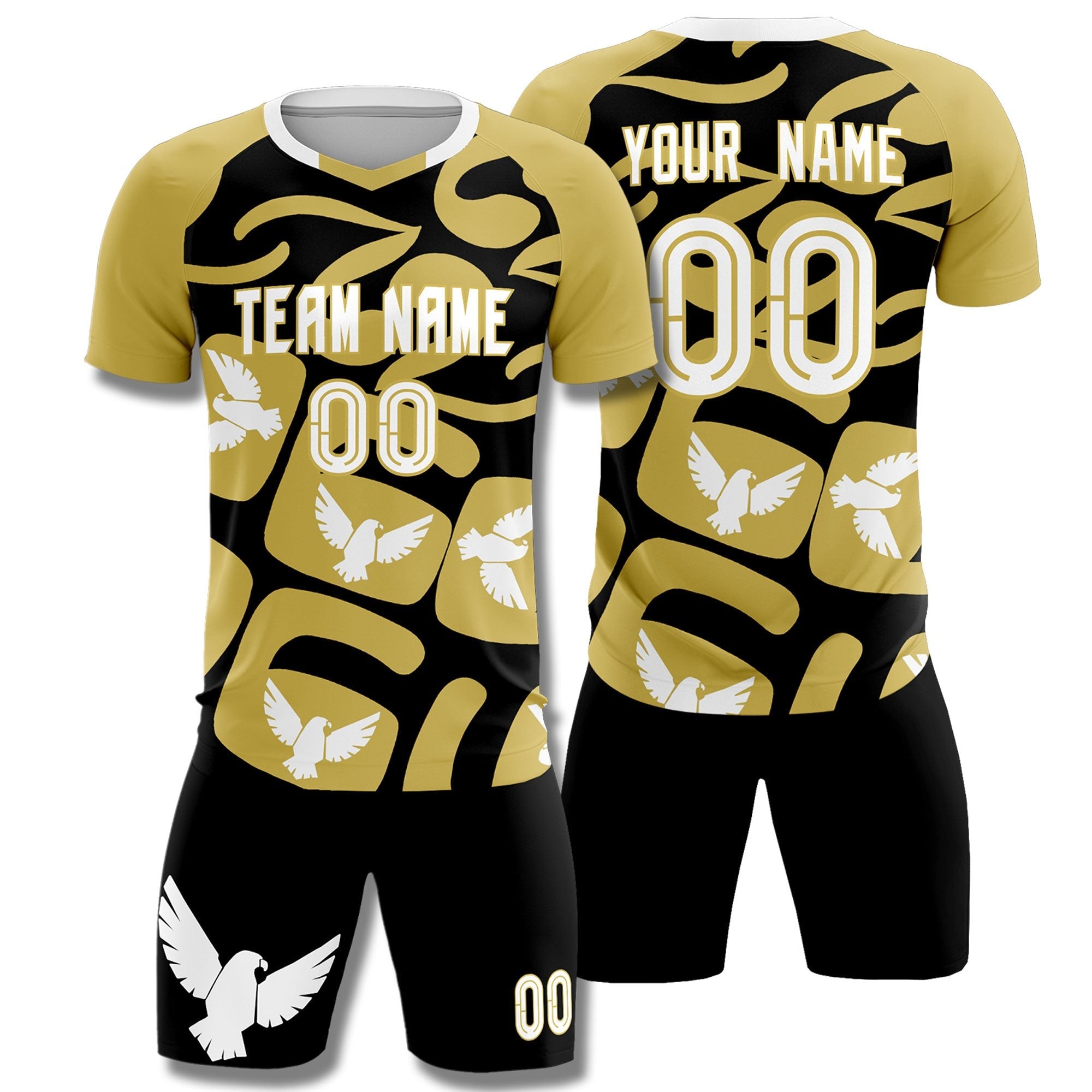Benutzerdefiniertes, von der Fußball-Weltmeisterschaft inspiriertes, schnell trocknendes Graffiti-Muster-Fußballtrikot mit dem Eagle von Mexiko