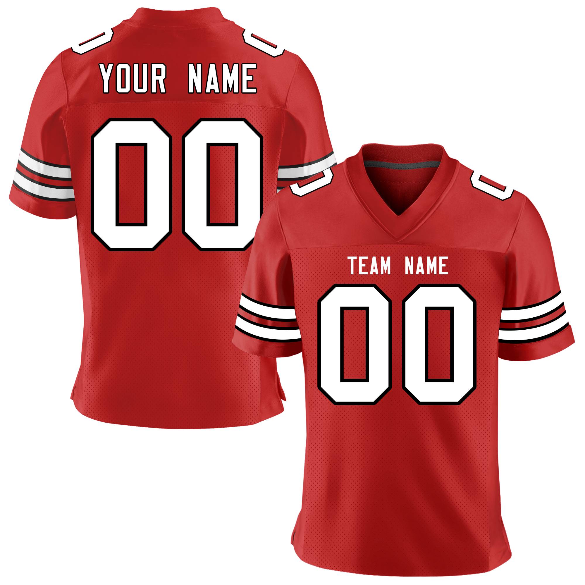 Individuell personalisiertes klassisches authentisches Mesh-Fußballtrikot