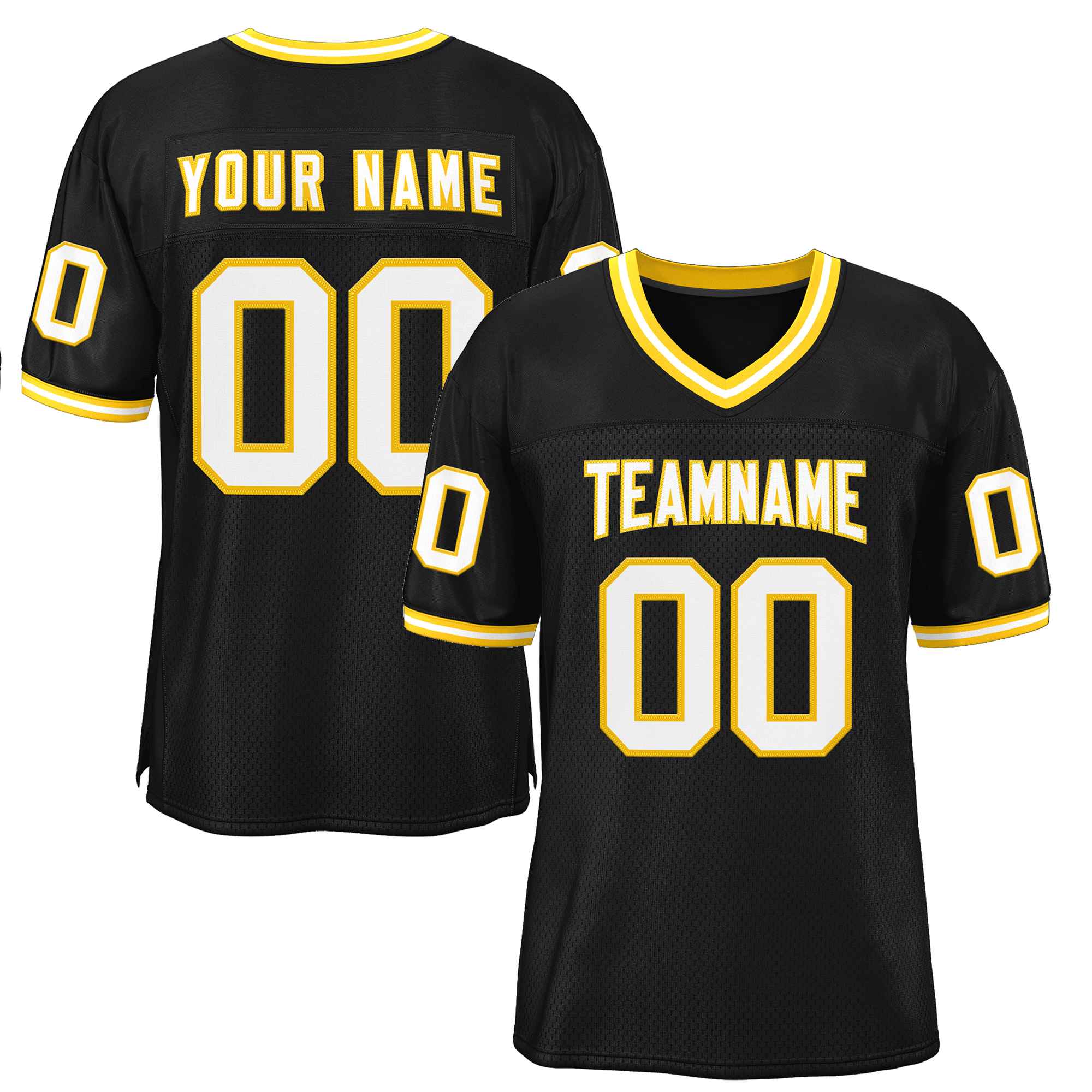 Maßgeschneidertes authentisches Fußballtrikot im klassischen Stil