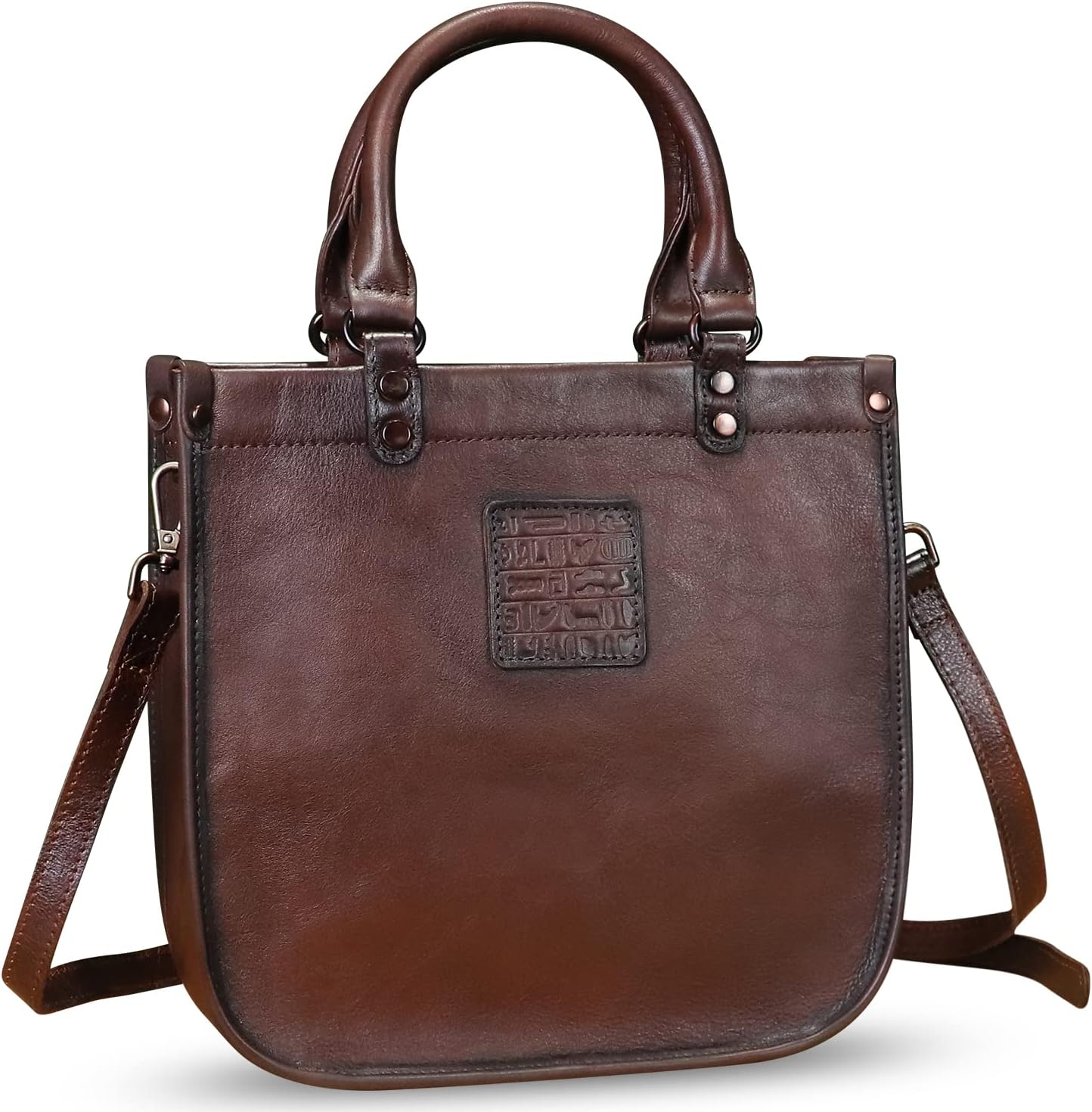 Women's Vintage Genuine Leather Tote Satchel Women's Vintage Genuine Leather Tote Satchel