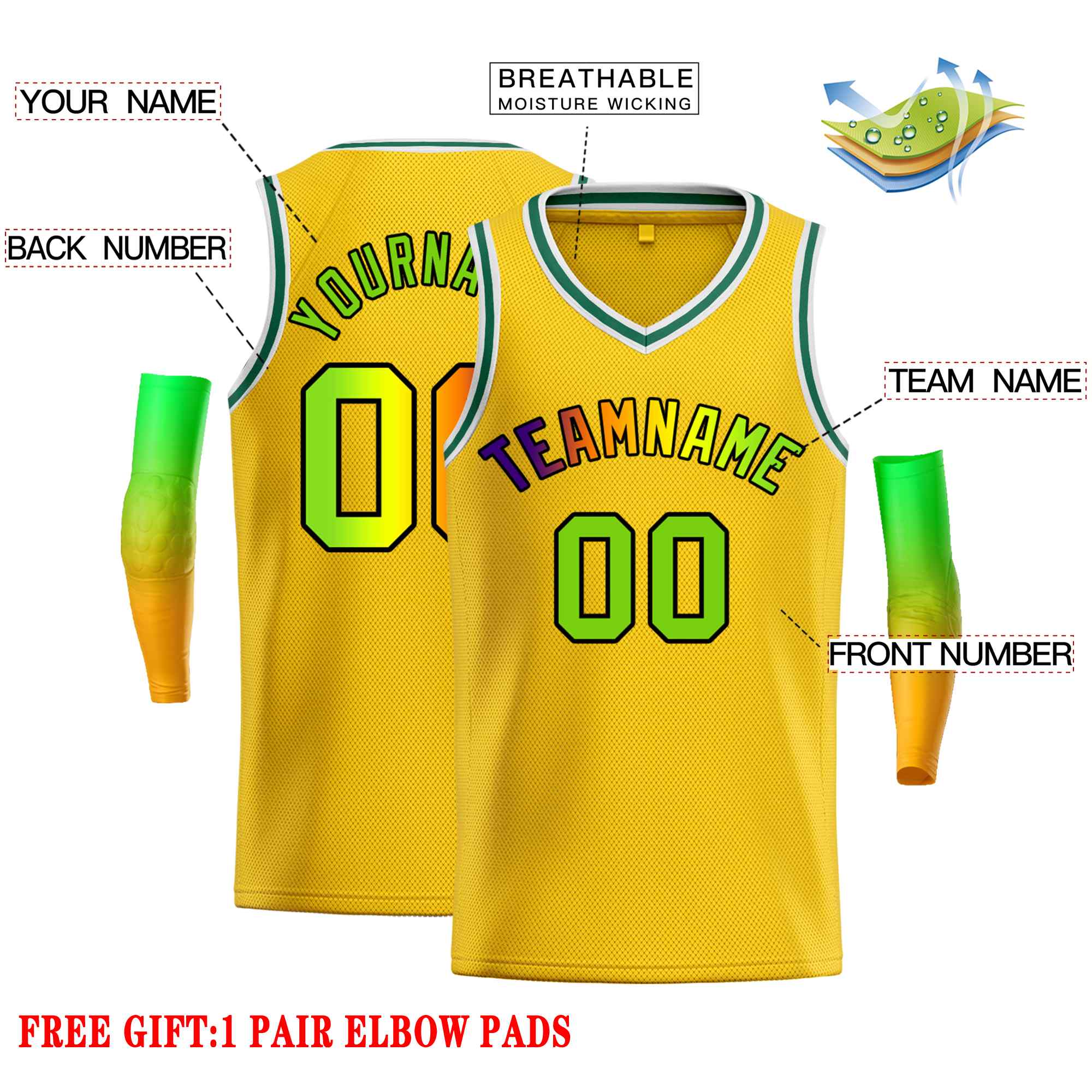 Custom Classic Tops Herren-Freizeit-Basketballtrikot