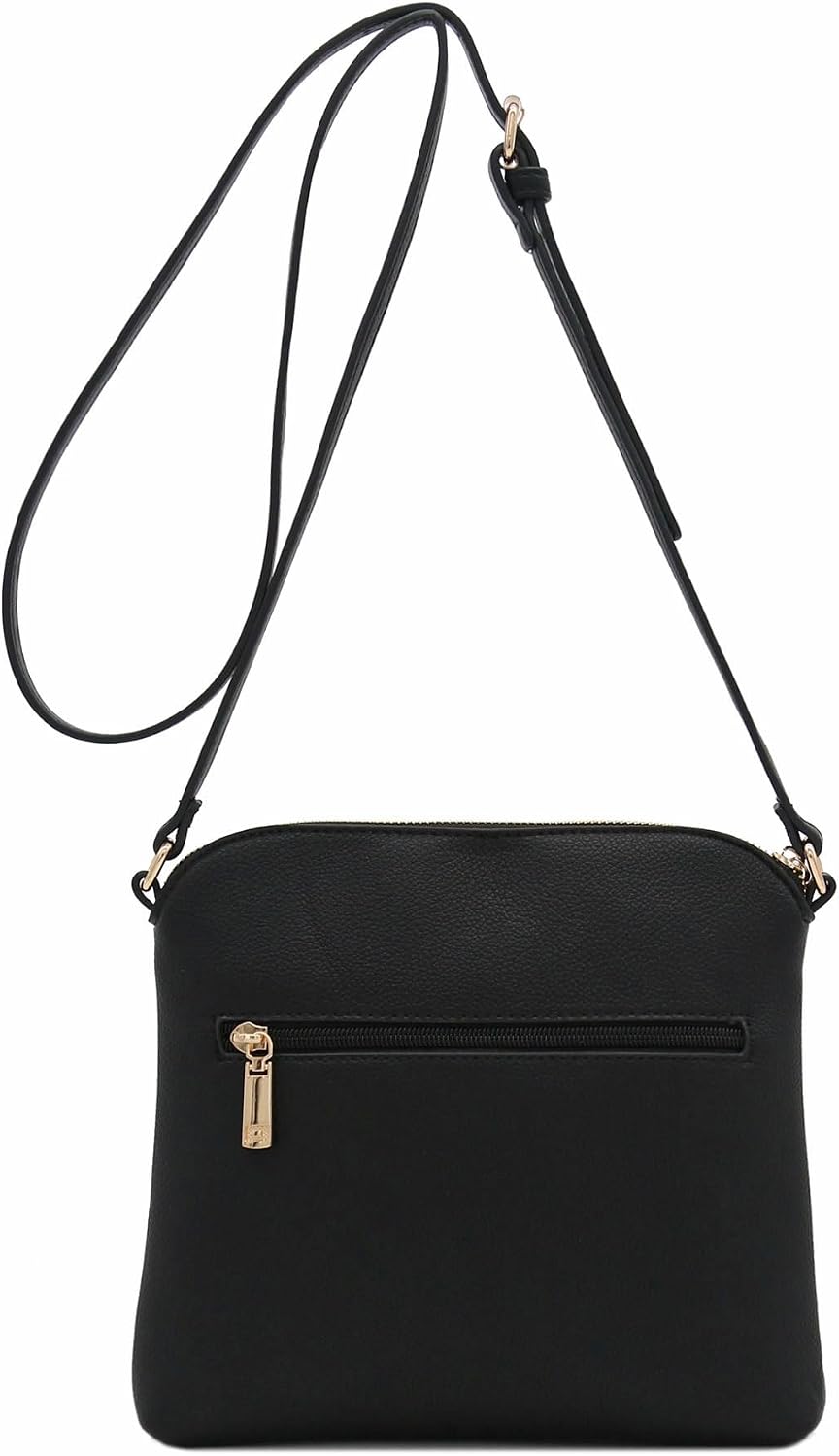 Women's Quilted Crossbody Bag with Tassel Adjustable Strap