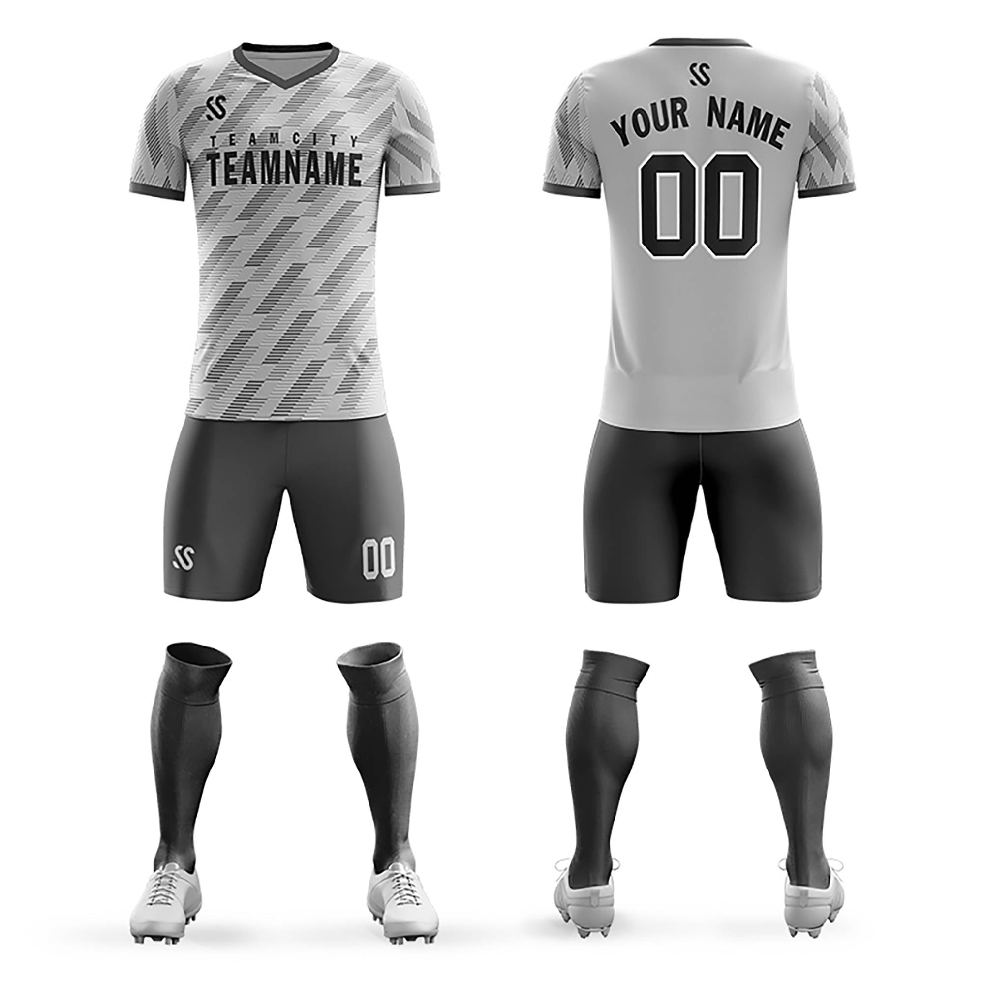 Benutzerdefinierter Druck Outdoor-Trainingsanzug Fußball-Sets Jersey Benutzerdefinierter Druck Outdoor-Trainingsanzug Fußball-Sets Jersey