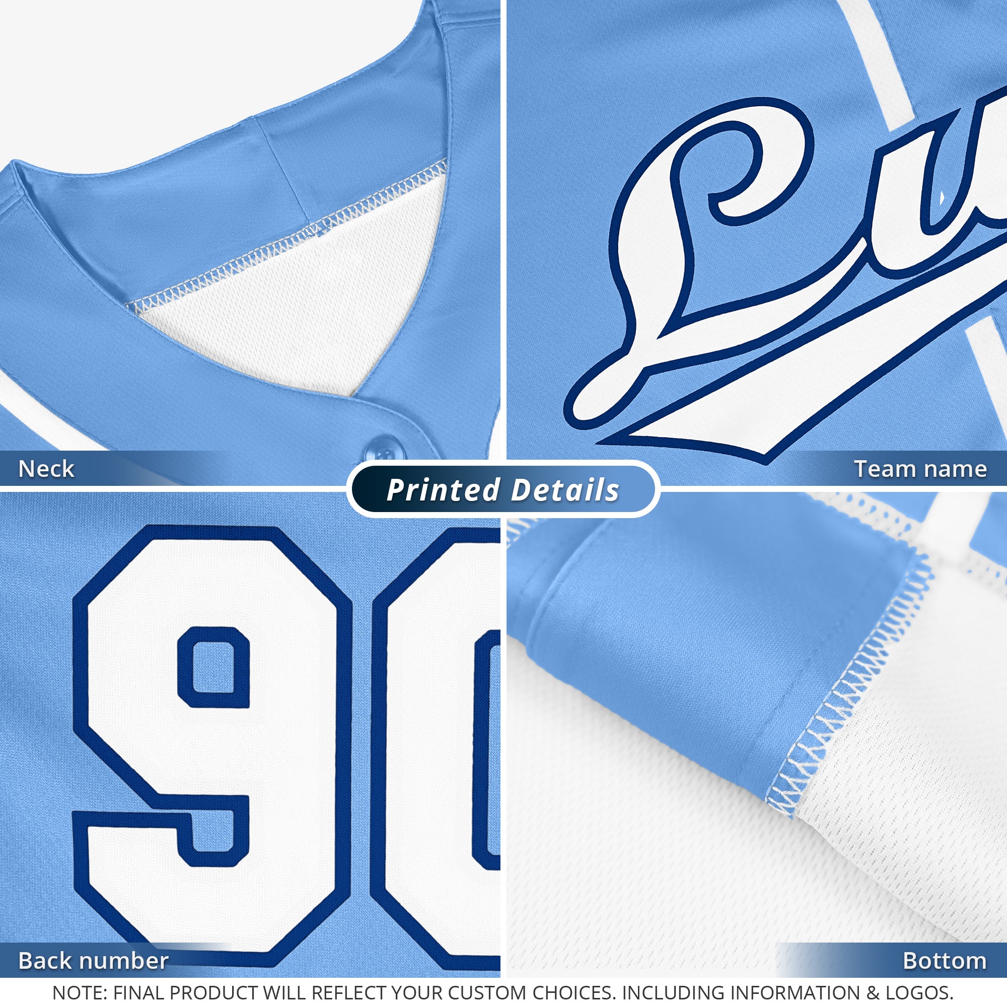 Benutzerdefiniertes, authentisches Baseball-Trikot im klassischen Stil