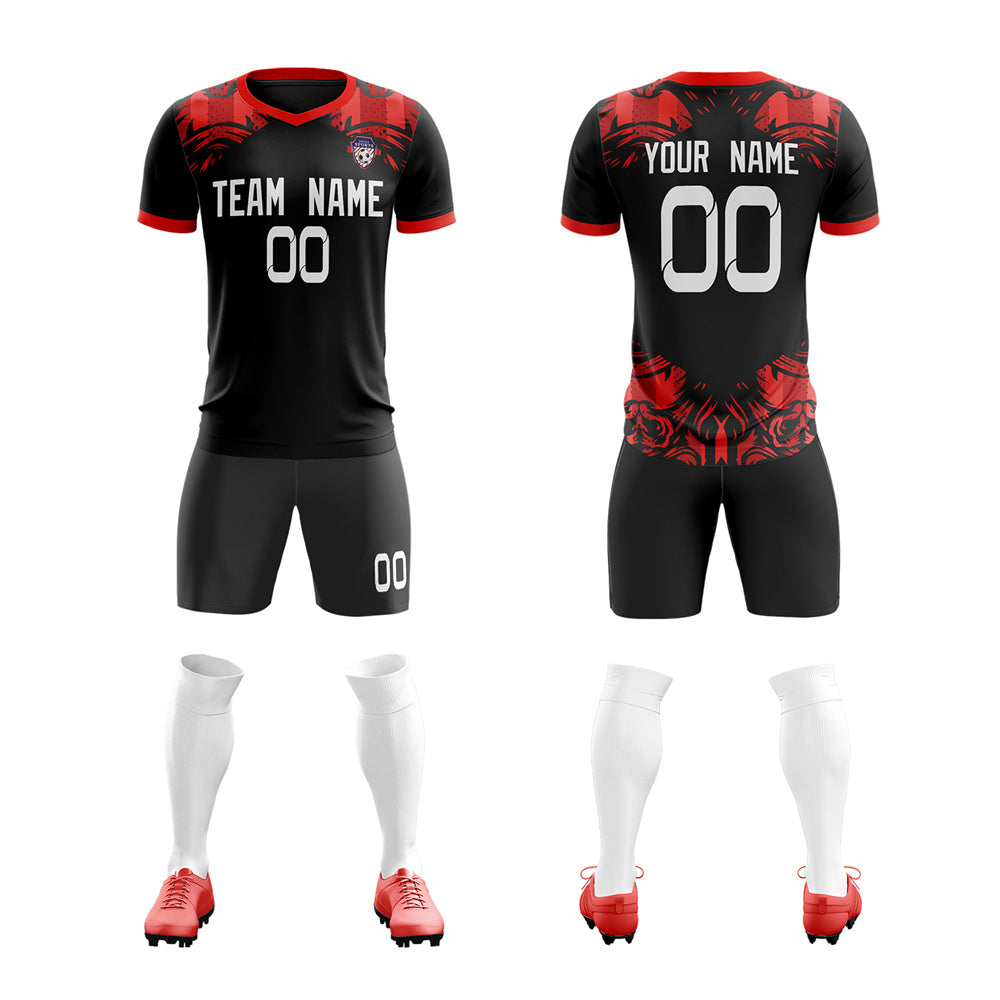 Maßgeschneiderte Soft-Trainingsuniform-Fußball-Sets-Trikots