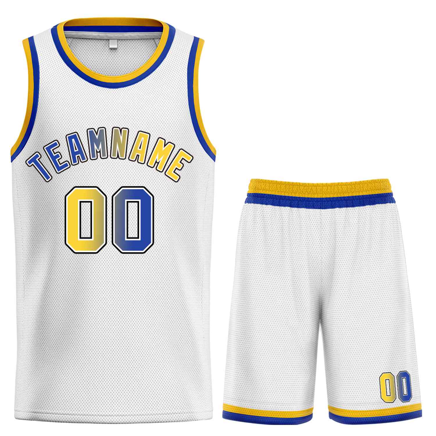 Custom Classic Sets gebogenes Basketballtrikot
