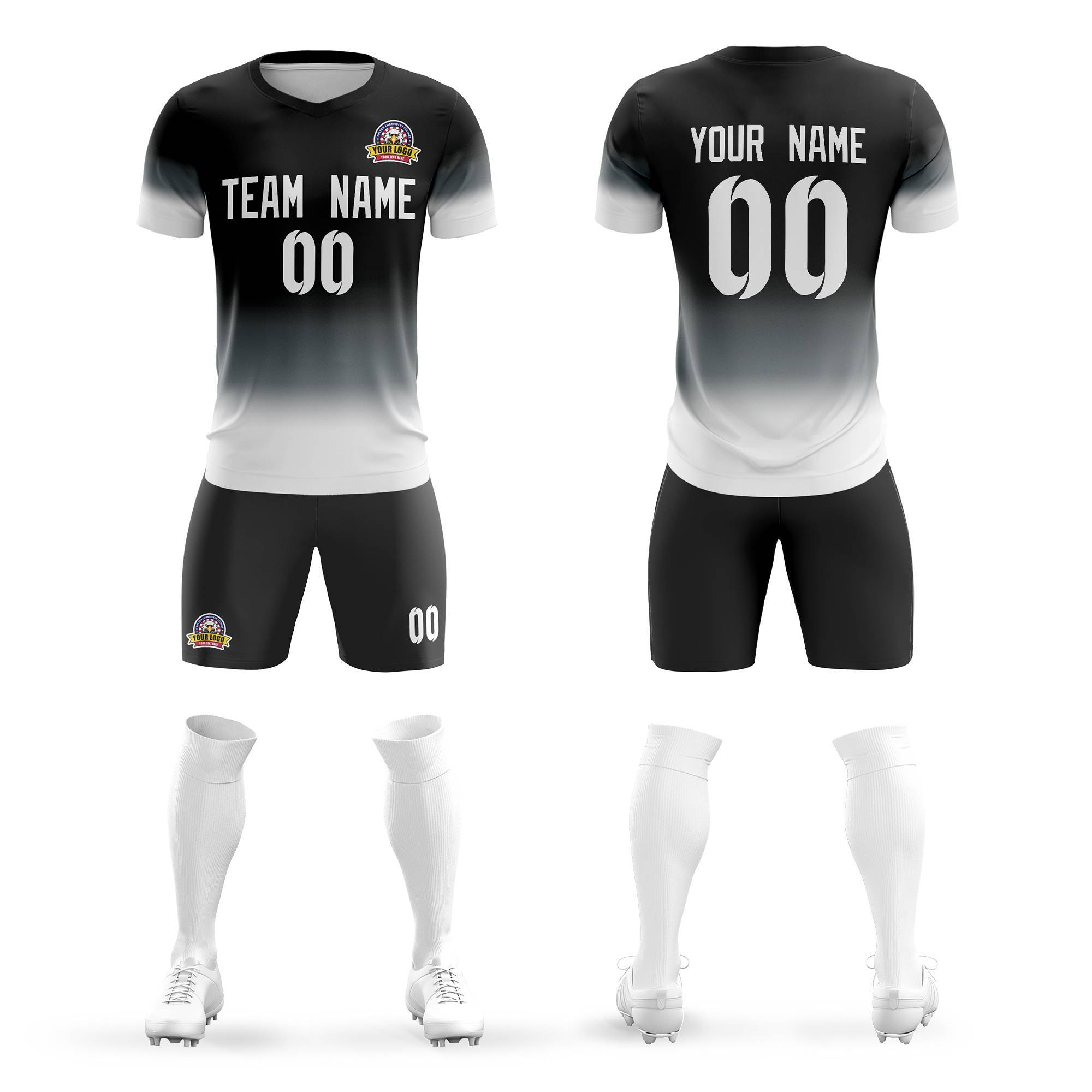 Benutzerdefinierte Freizeit-Sport-Fußball-Sets-Trikot