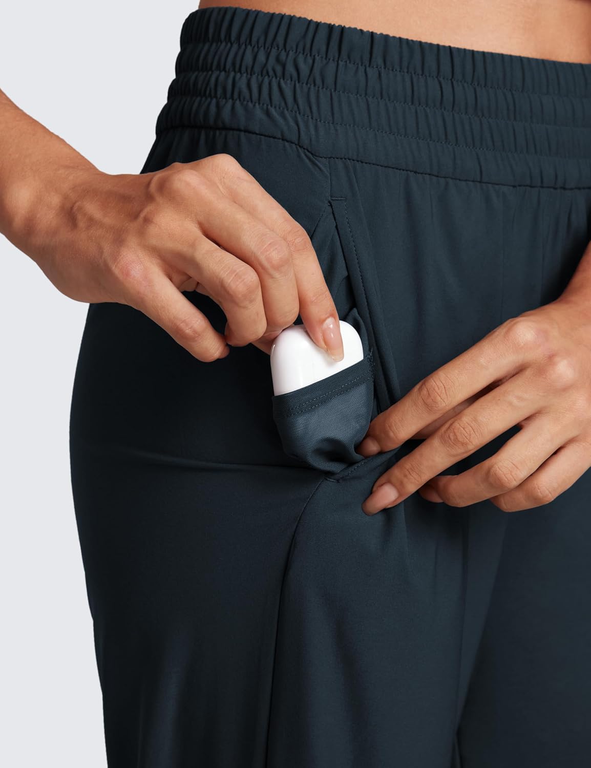Women's High Waist Wide Leg Flowy Pants with Pockets