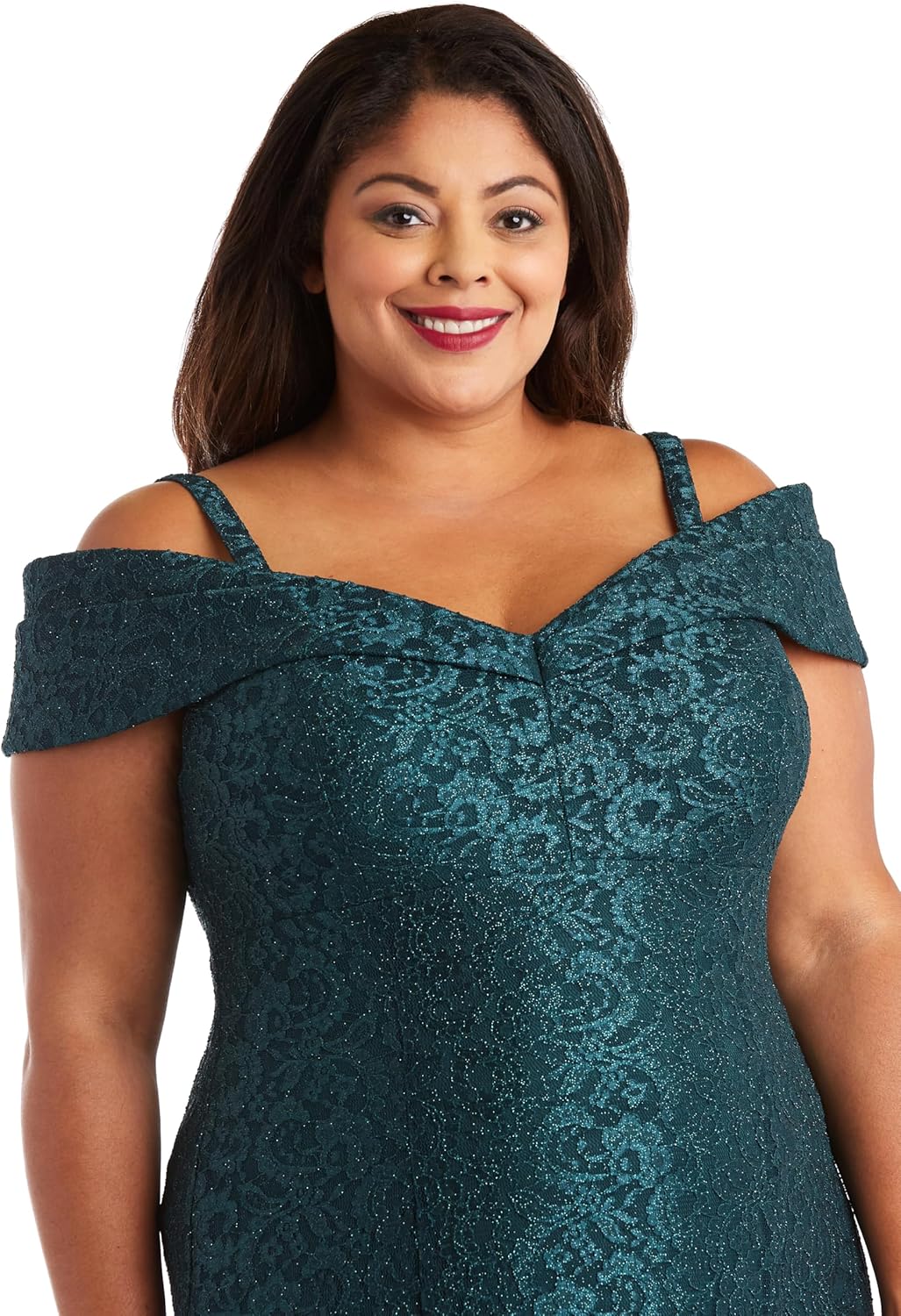 Women's Embellished Full-Length Gown W\/Illusion V-Neck & Back Zipper Cocktail Attire Women's Embellished Full-Length Gown W\/Illusion V-Neck & Back Zipper Cocktail Attire