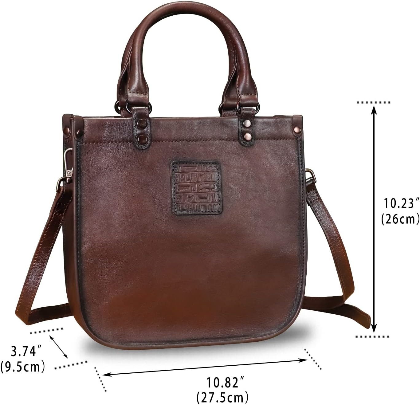 Women's Vintage Genuine Leather Tote Satchel Women's Vintage Genuine Leather Tote Satchel