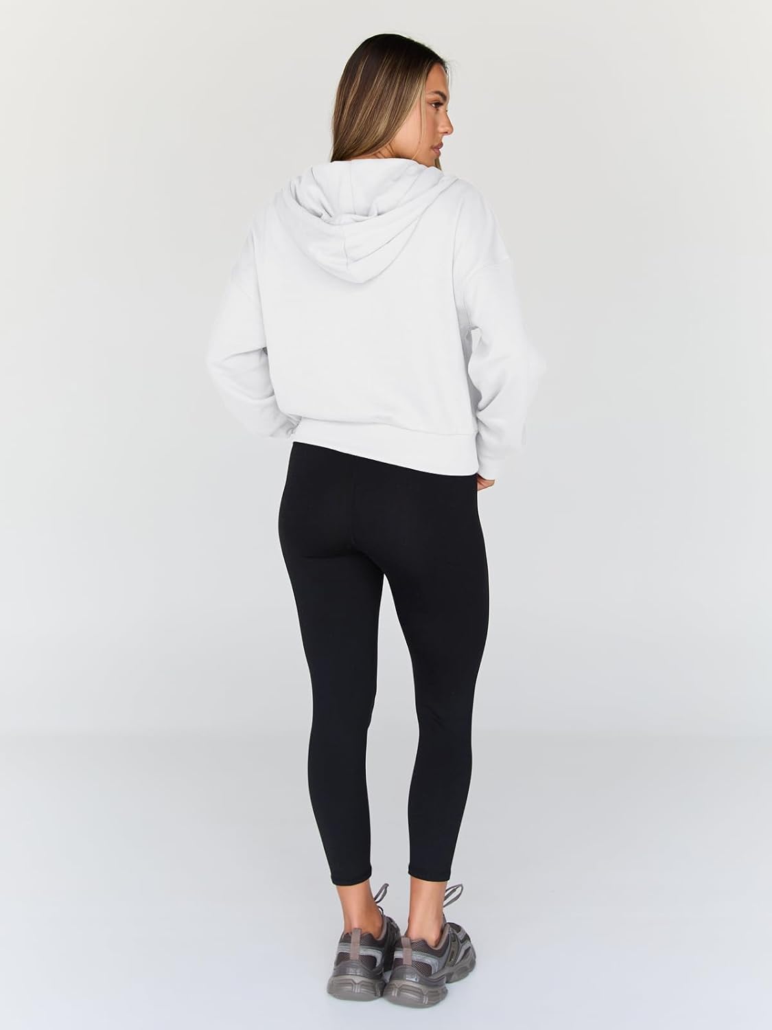 Womens Zip Up Hoodie Lightweight Sweatshirt Drop Shoulder Athletic Jacket Womens Zip Up Hoodie Lightweight Sweatshirt Drop Shoulder Athletic Jacket