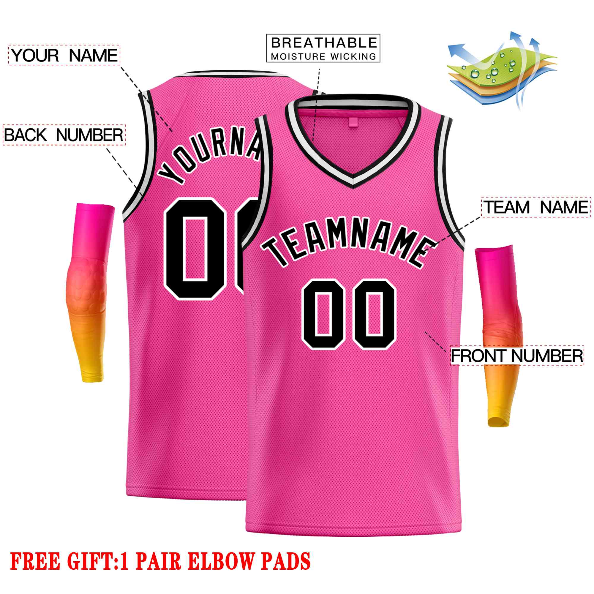 Custom Classic Tops Herren-Freizeit-Basketballtrikot