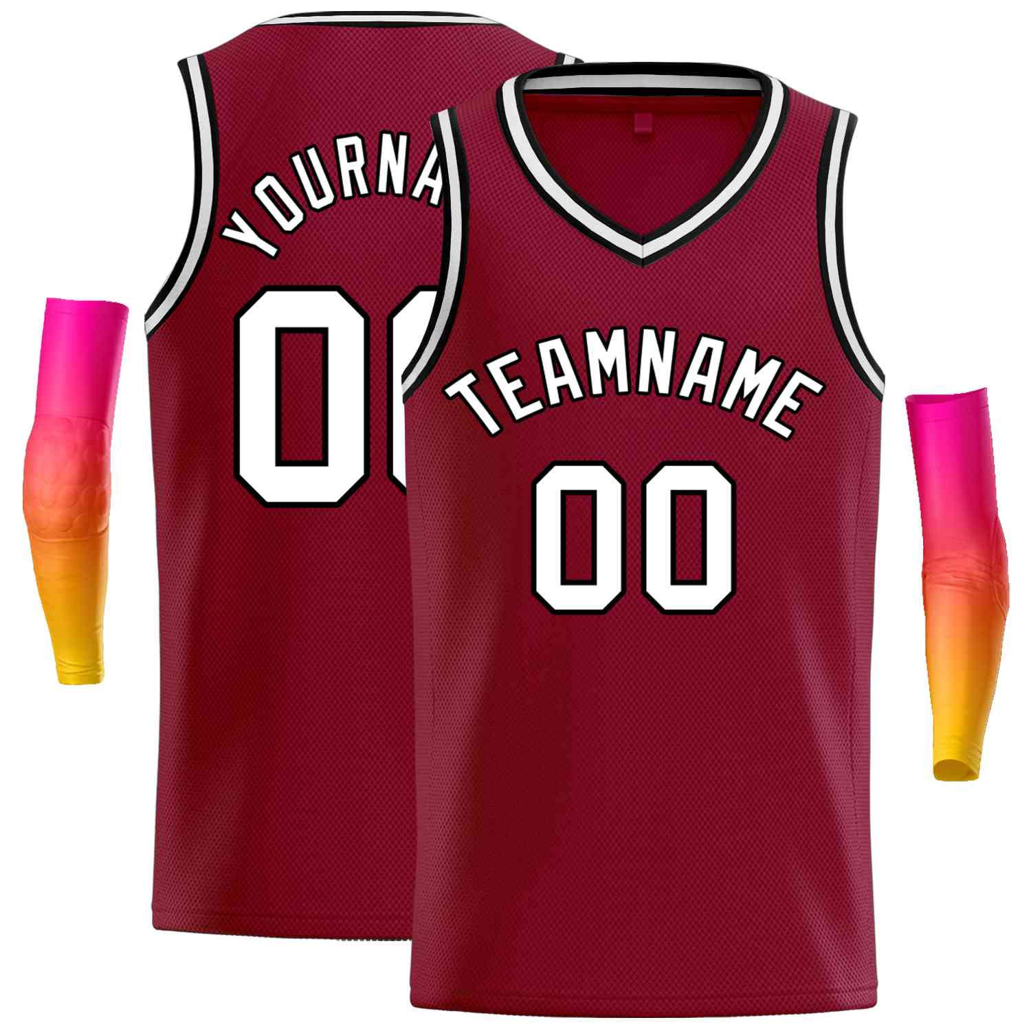Custom Classic Tops Herren-Freizeit-Basketballtrikot