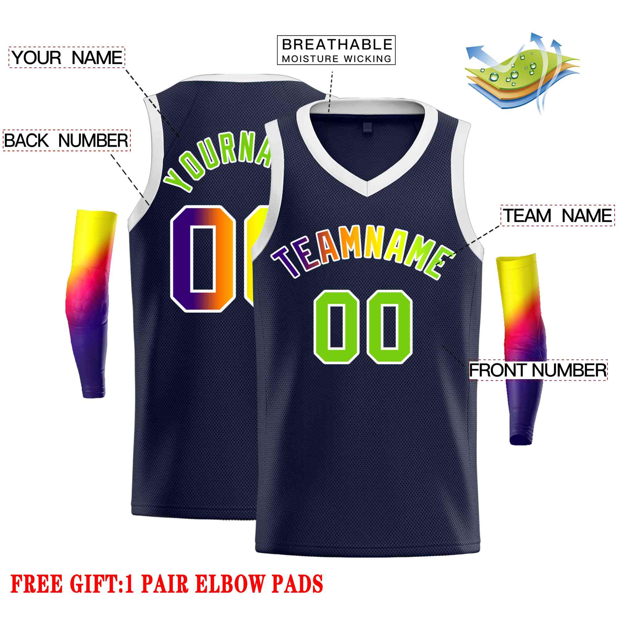 Custom Classic Tops Herren-Freizeit-Basketballtrikot