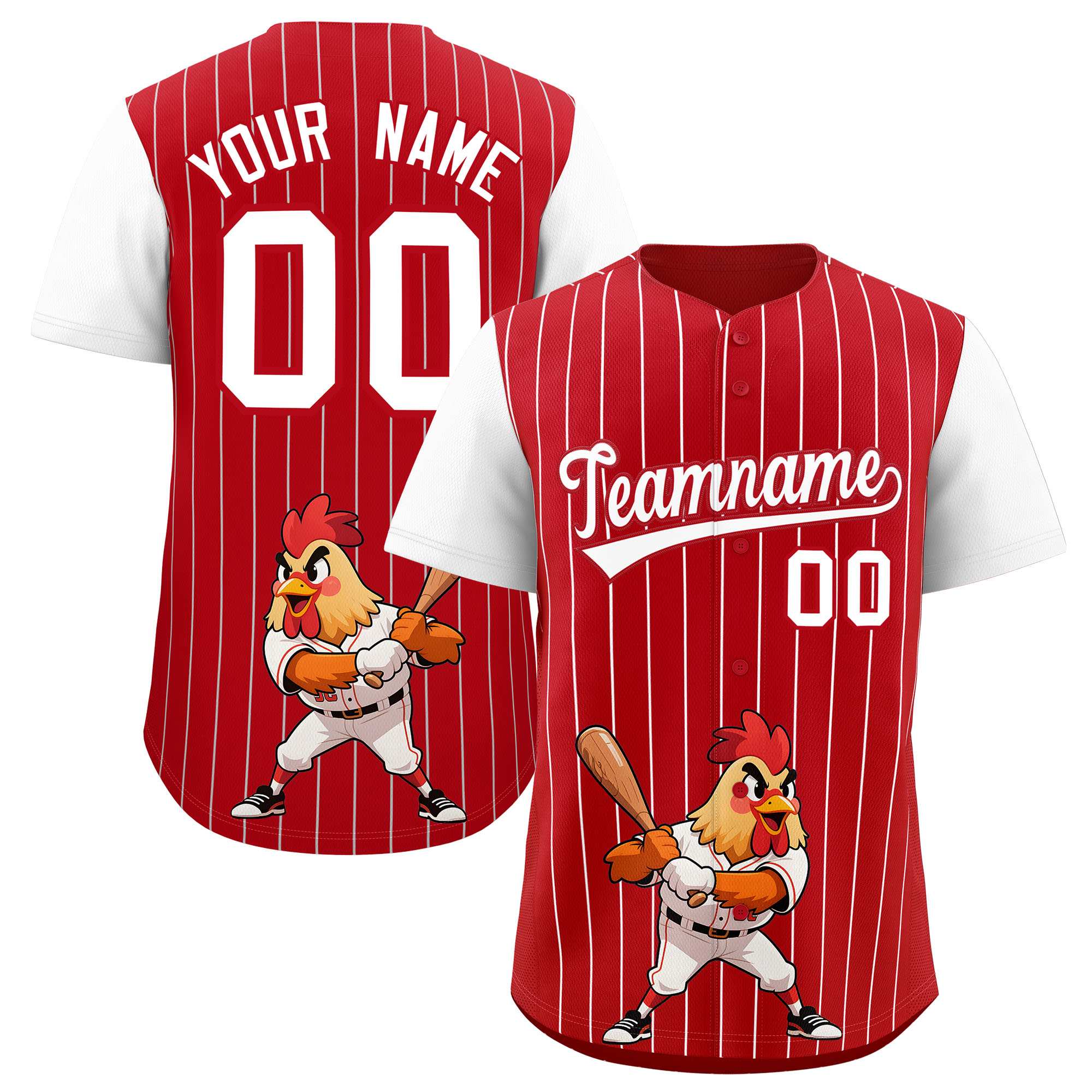 Authentisches Baseball-Trikot mit individuellem Streifen-Tiere-Graffiti-Muster, Raglanärmeln Authentisches Baseball-Trikot mit individuellem Streifen-Tiere-Graffiti-Muster, Raglanärmeln