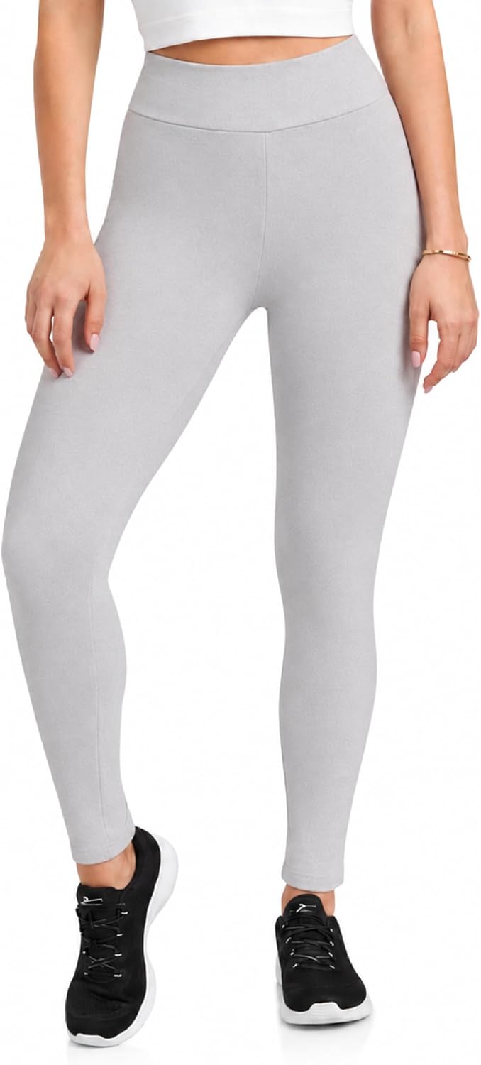 Womens Leggings - Soft Fleece with Pockets for Women High Waisted Yoga Pants Workout Gym Activewear