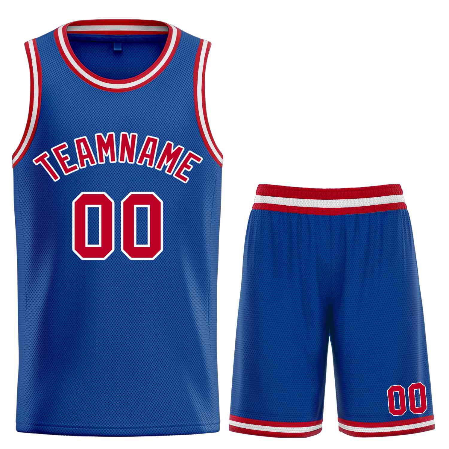 Custom Classic Sets gebogenes Basketballtrikot