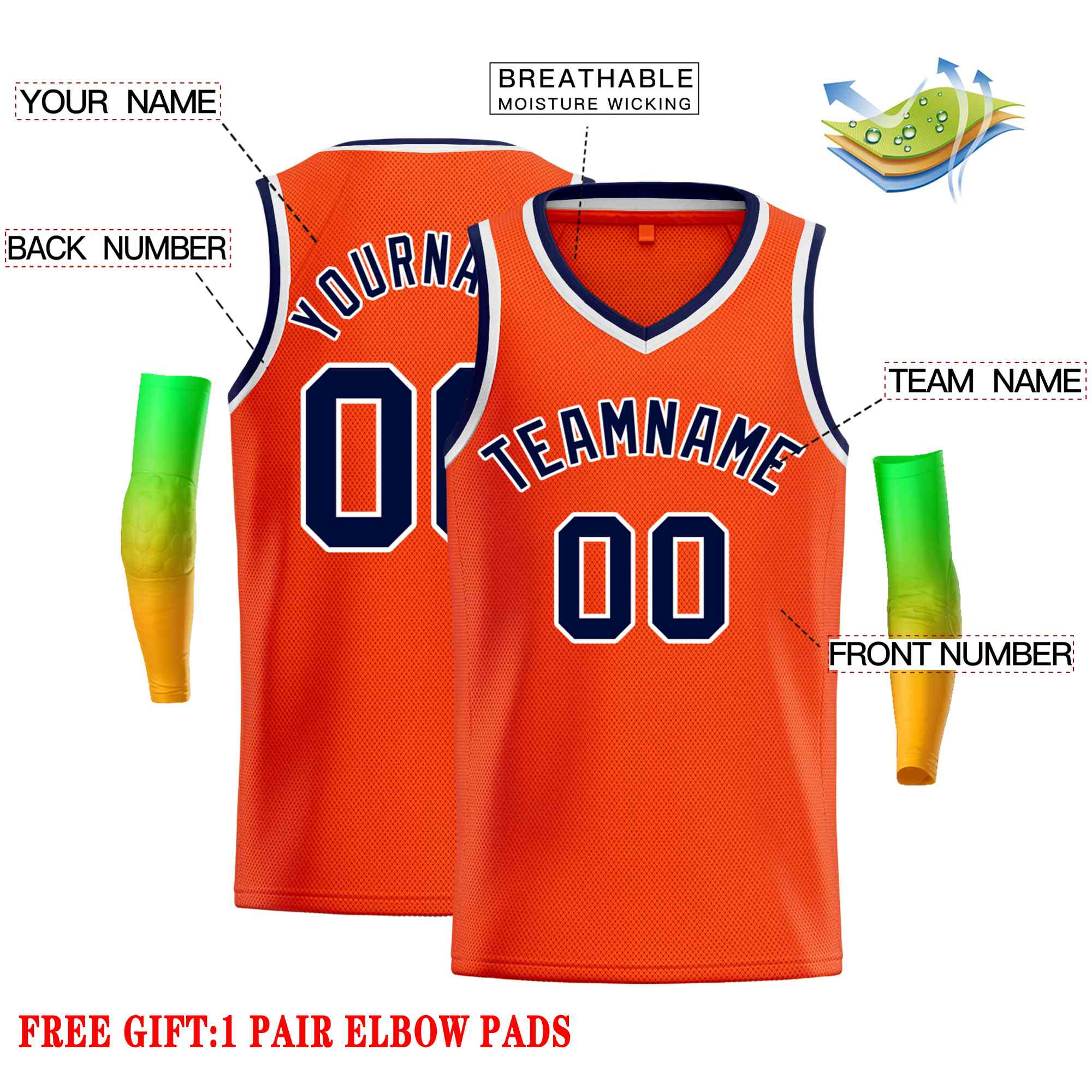 Custom Classic Tops Herren-Freizeit-Basketballtrikot