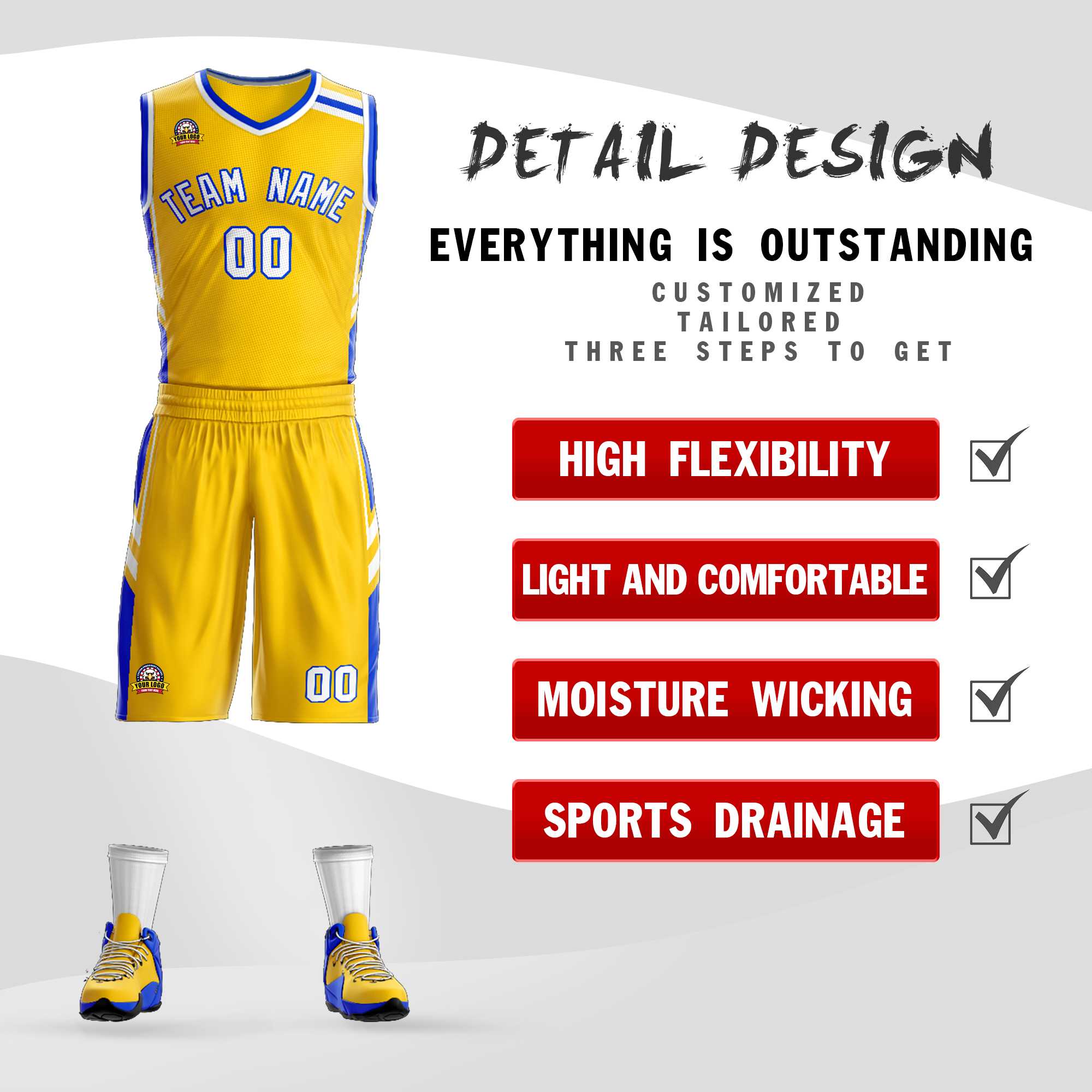 Custom Classic Sets Mesh-Basketballtrikot Custom Classic Sets Mesh-Basketballtrikot