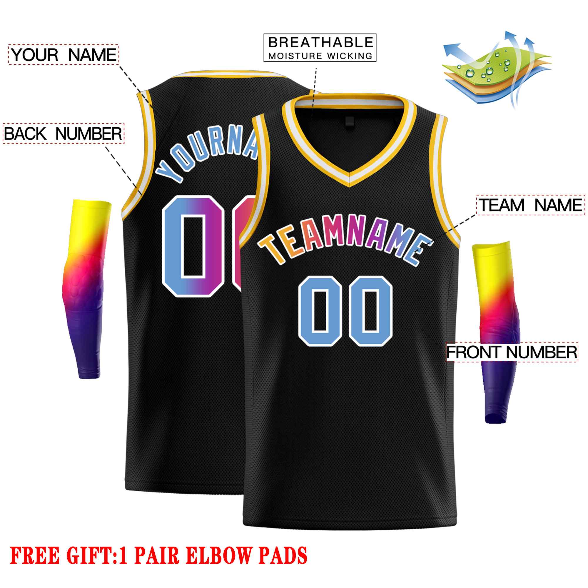 Custom Classic Tops Herren-Freizeit-Basketballtrikot