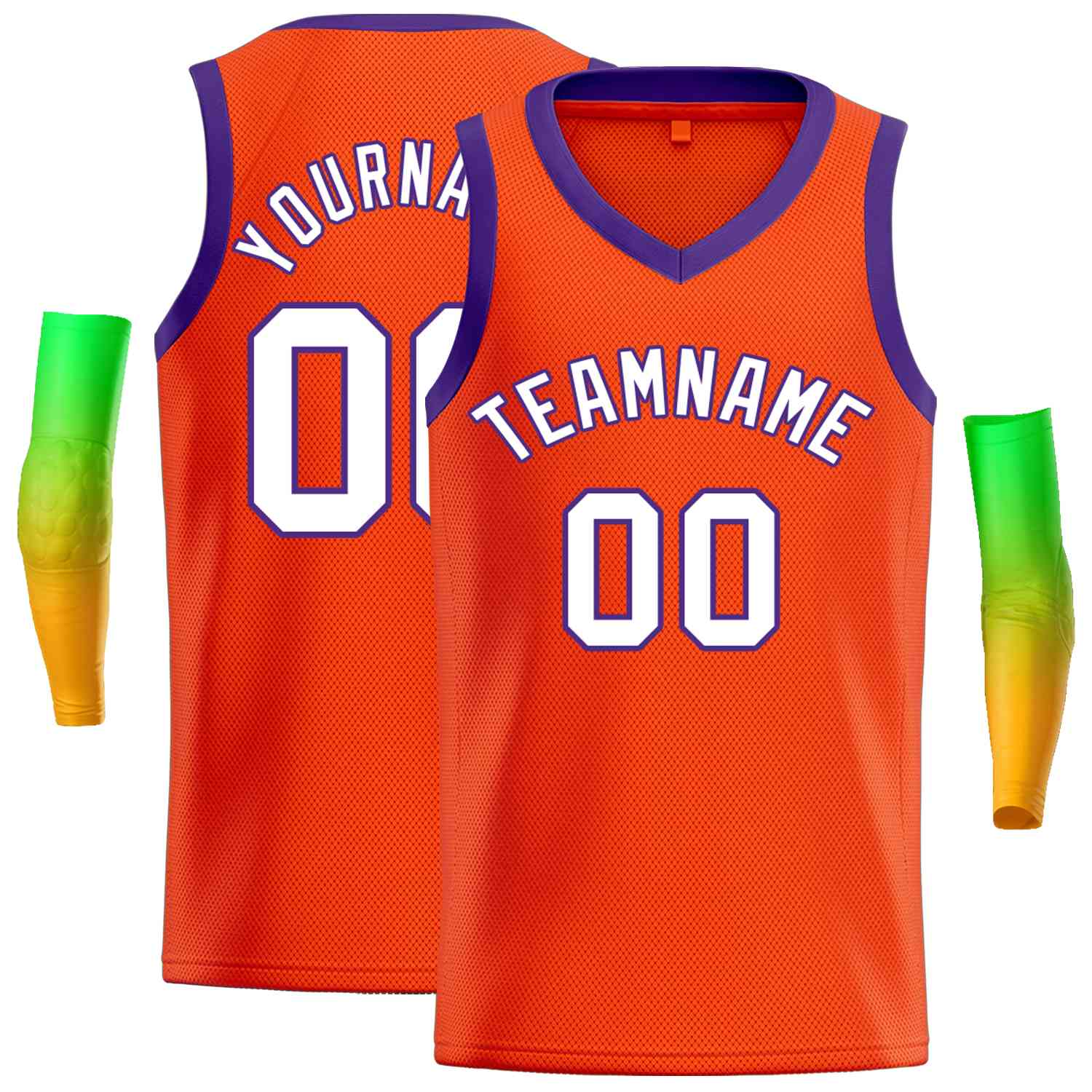 Benutzerdefiniertes Purple-Classic Tops Herren-Freizeit-Basketballtrikot