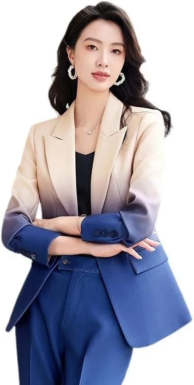 Women's Suit Printed Blazer Coats for Woman