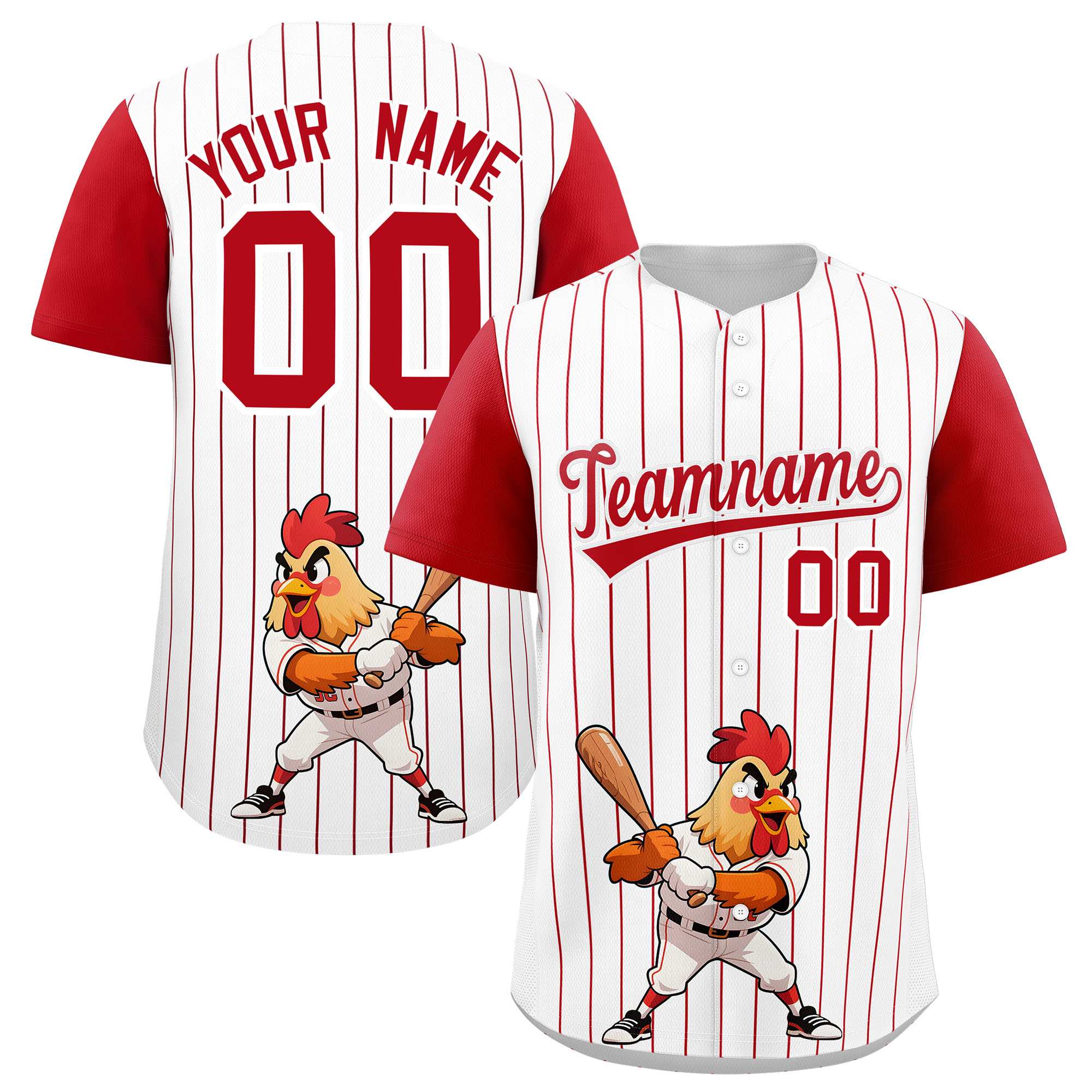 Authentisches Baseball-Trikot mit individuellem Streifen-Tiere-Graffiti-Muster, Raglanärmeln Authentisches Baseball-Trikot mit individuellem Streifen-Tiere-Graffiti-Muster, Raglanärmeln