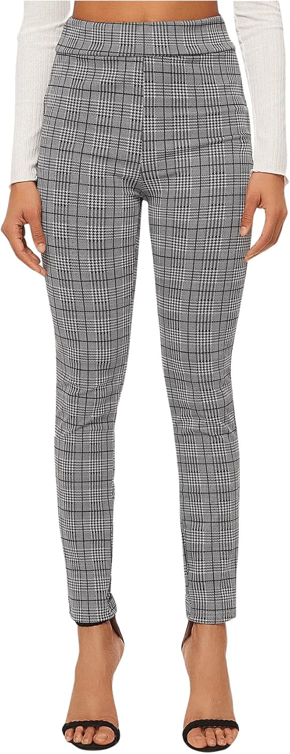 Women's Casual Dress Pants High Waisted Skinny Work Office Leggings