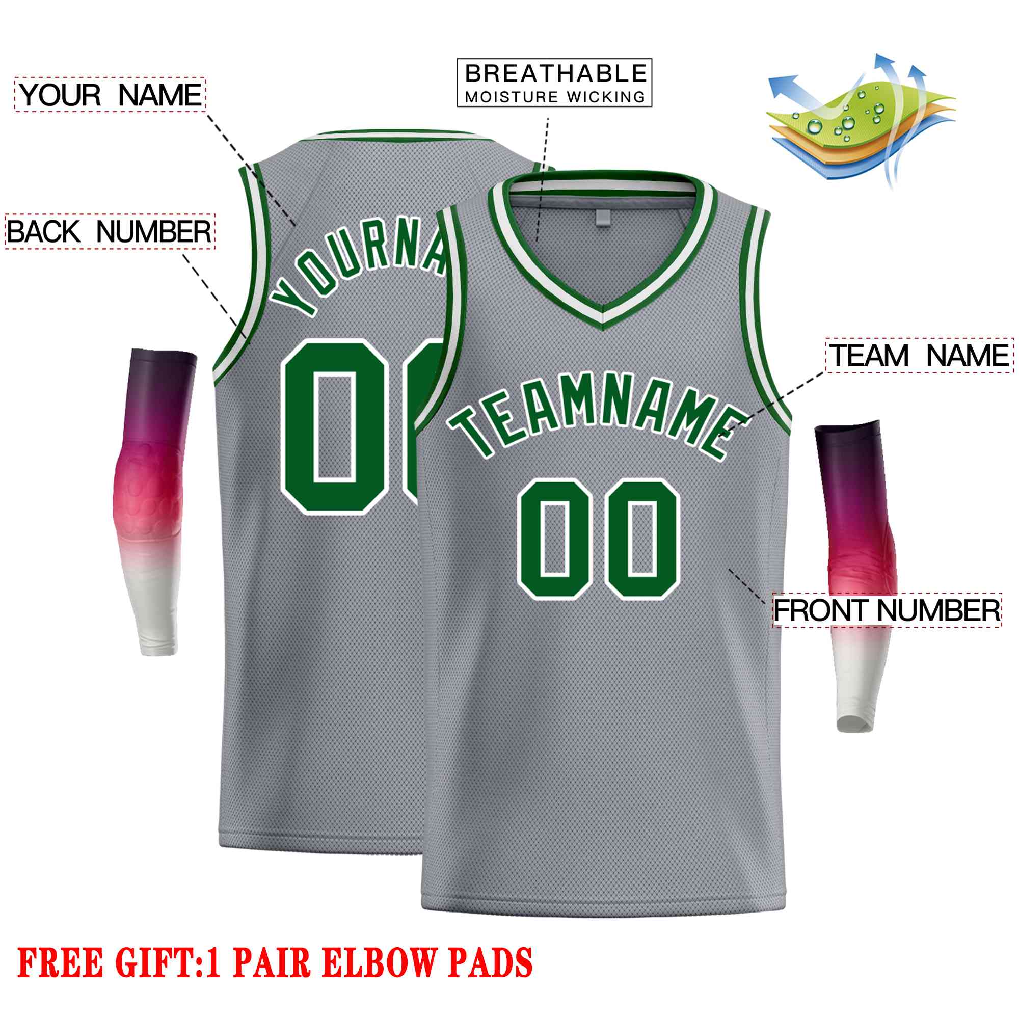 Custom Classic Tops Herren-Freizeit-Basketballtrikot