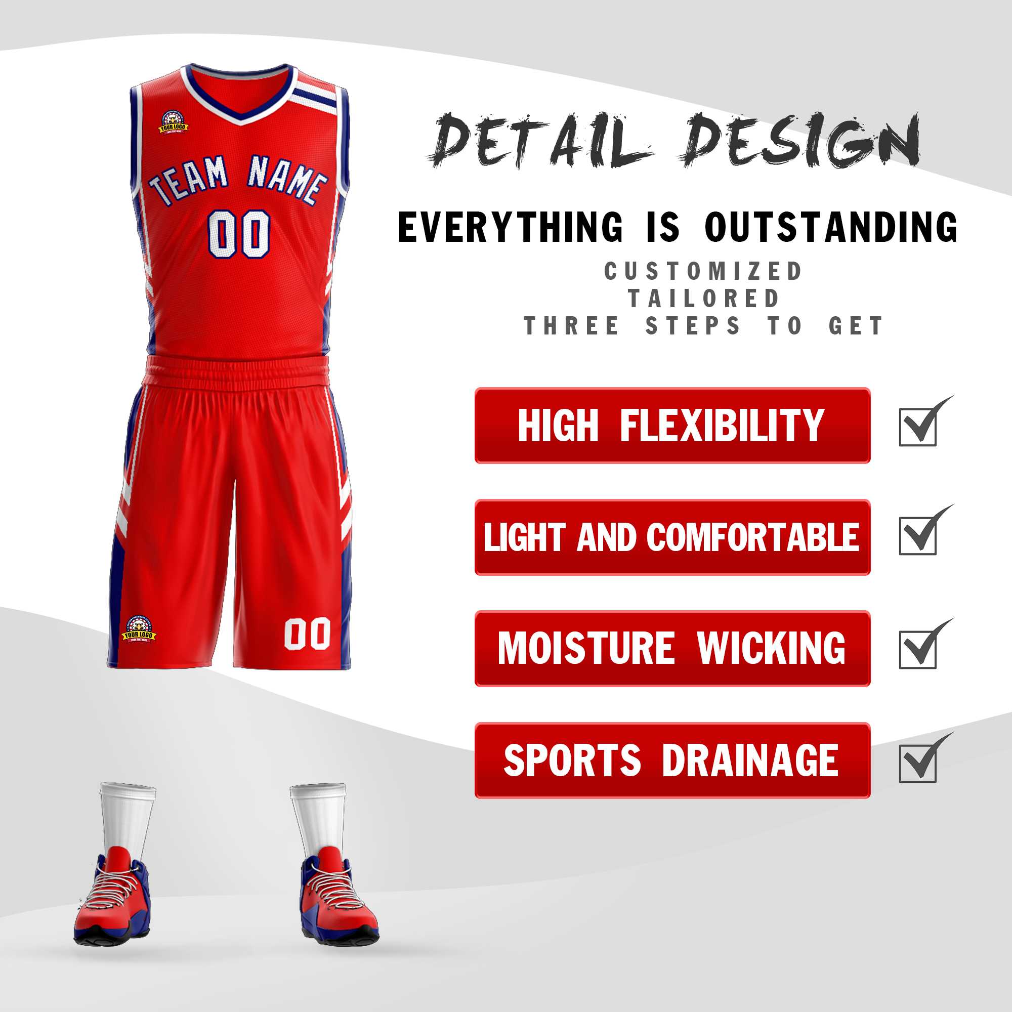 Custom Classic Sets Mesh-Basketballtrikot Custom Classic Sets Mesh-Basketballtrikot