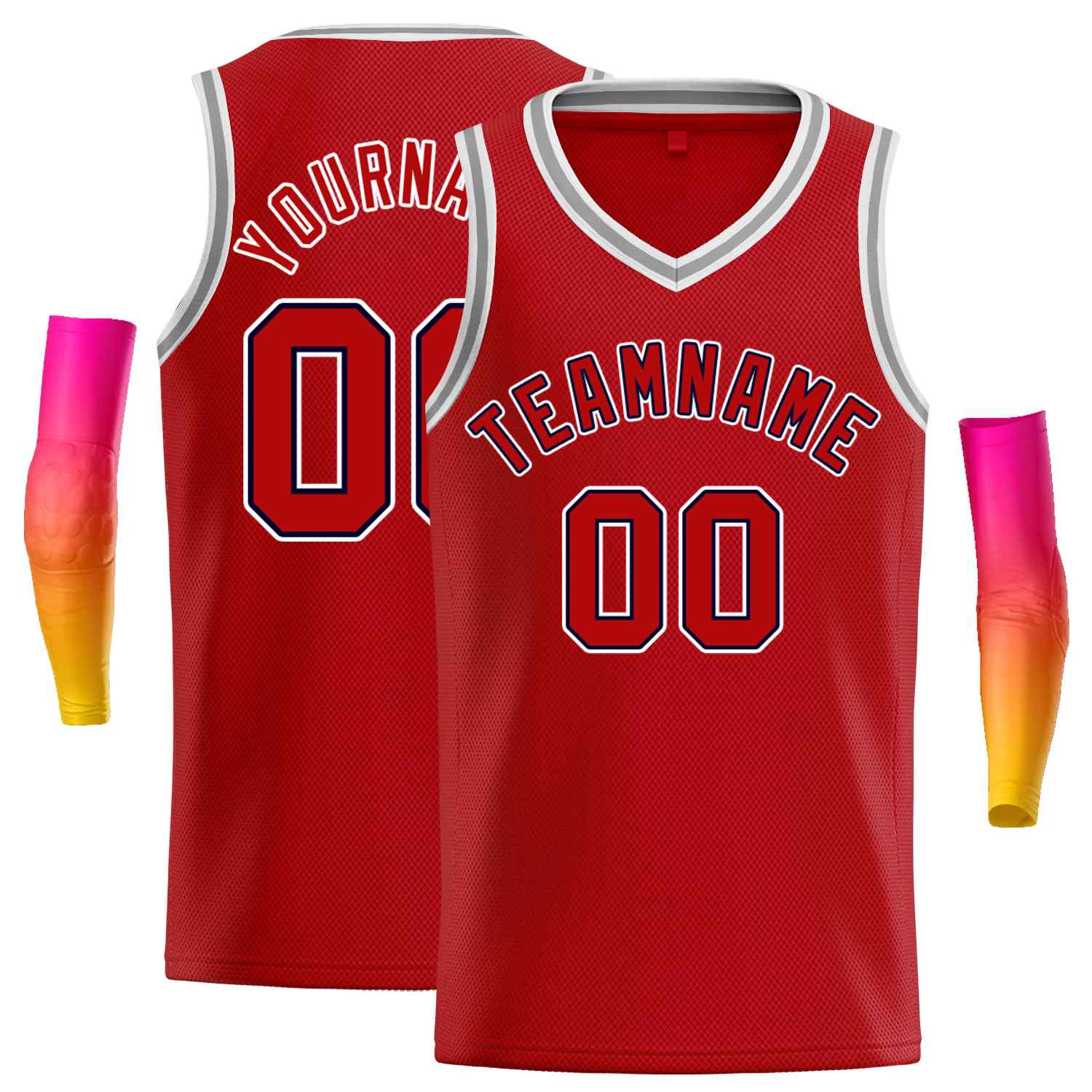 Custom Classic Tops Herren-Freizeit-Basketballtrikot
